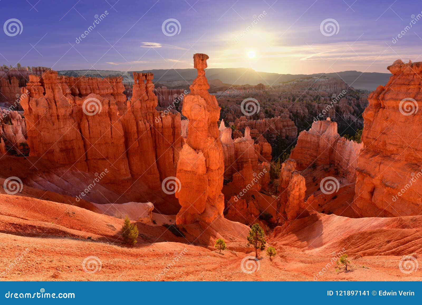 thor`s hammer in bryce canyon national park in utah, usa