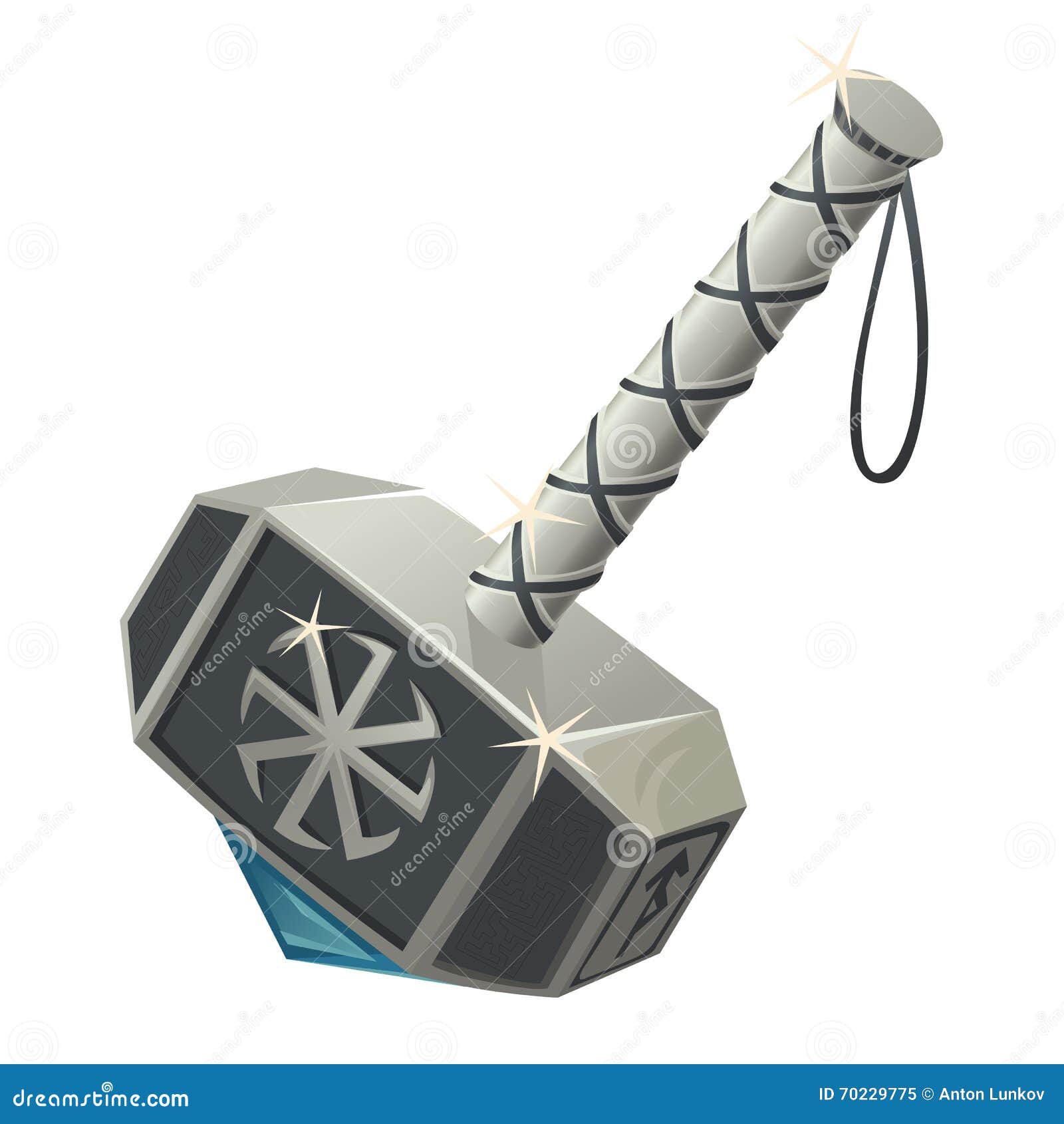 Thors Hammer, Illustration, Vector 207022883