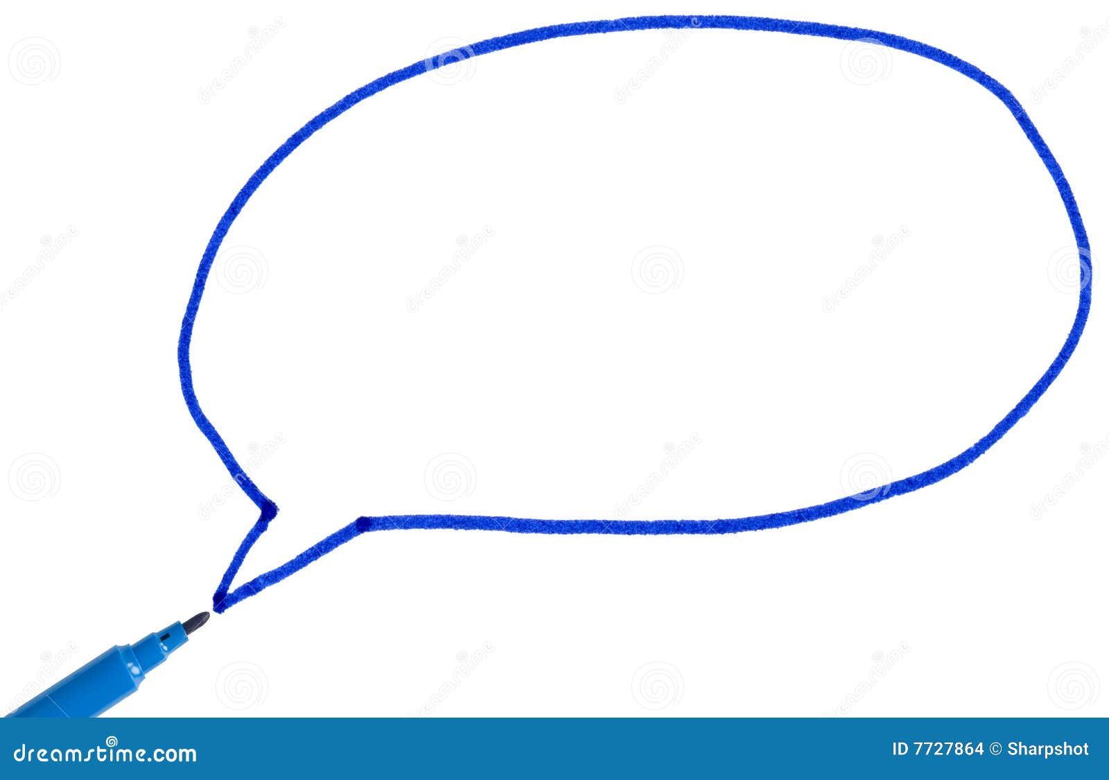 Thought Bubble Drawn With Felt Tip Pen Stock Illustration quote-bubble-blank-646116-vector-art-at-vecteezy