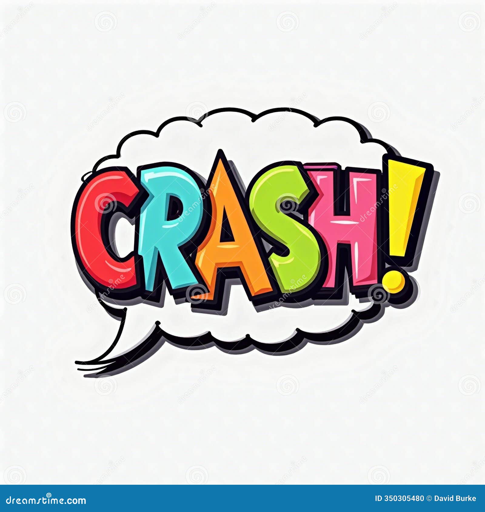 thought speech bubble text crash splash bang crunch ding oops