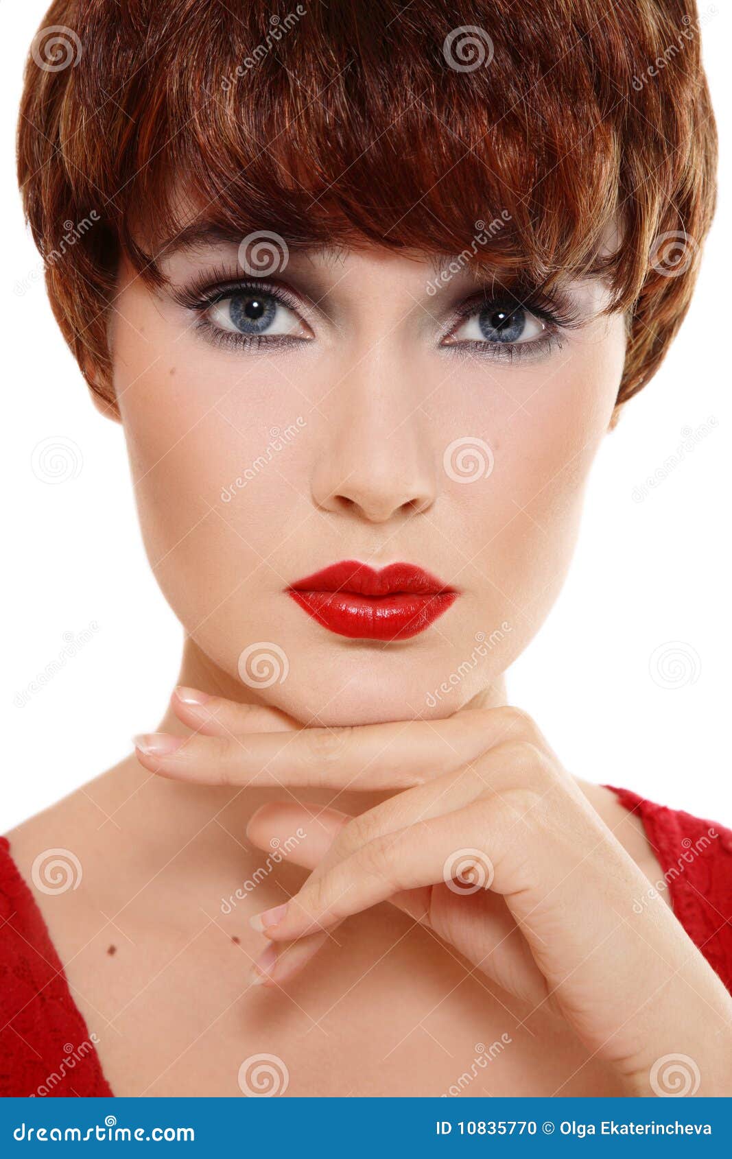 Thoughtful beauty stock photo. Image of middle, ageing - 10835770