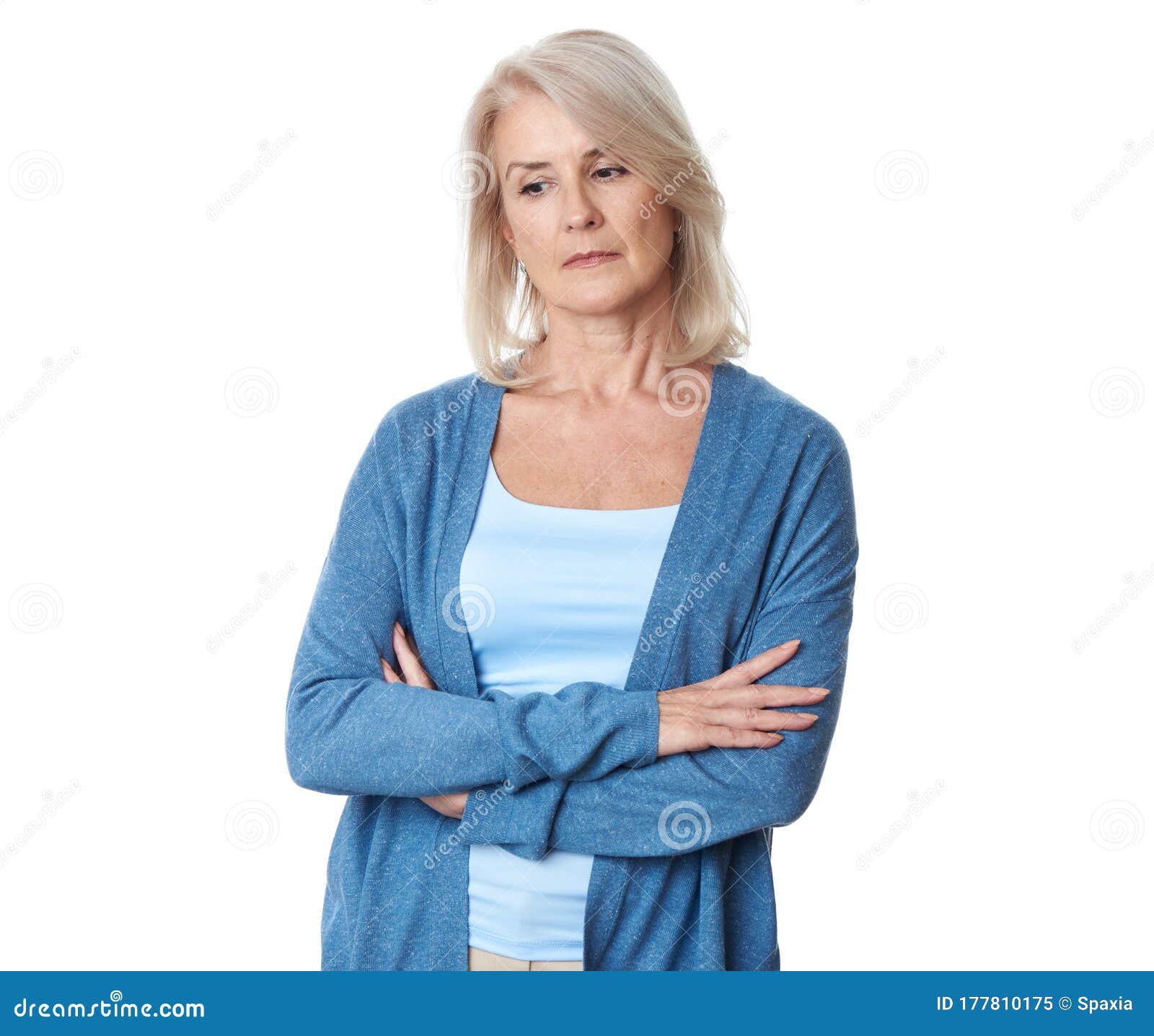 Thoughtful Elderly Lady Sad Old Woman Is Looking Away Stock Image Image Of Fatigue Decide