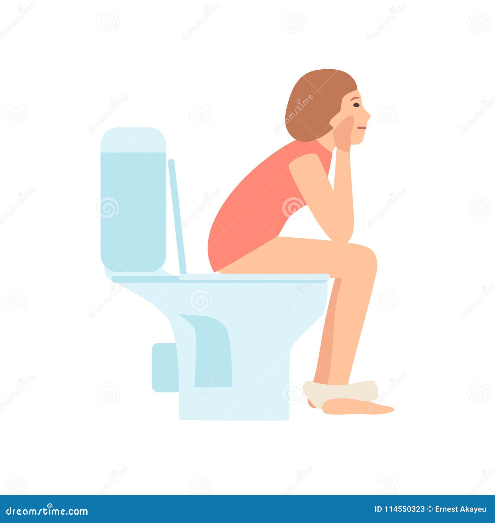 Girls Pooping Toilet