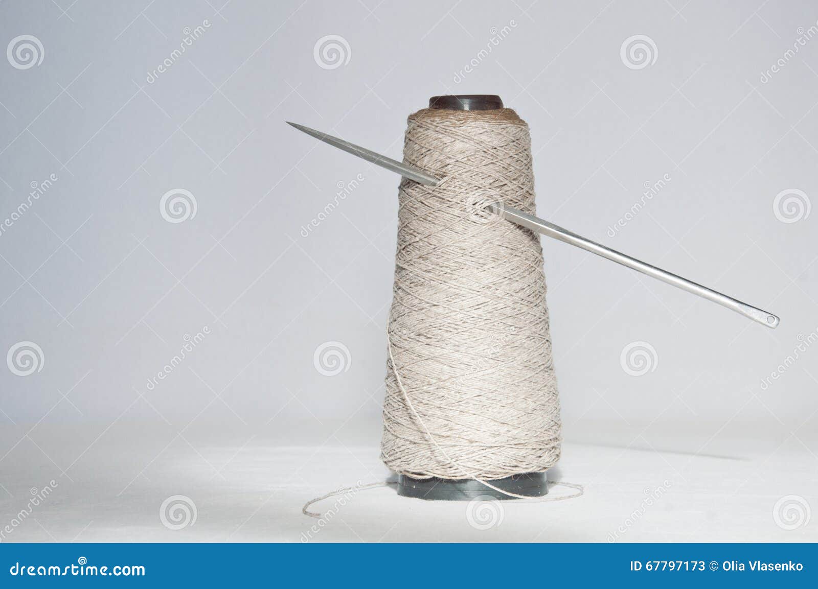 Thread, awl, needle stock image. Image of ancient, fashioned 67797173