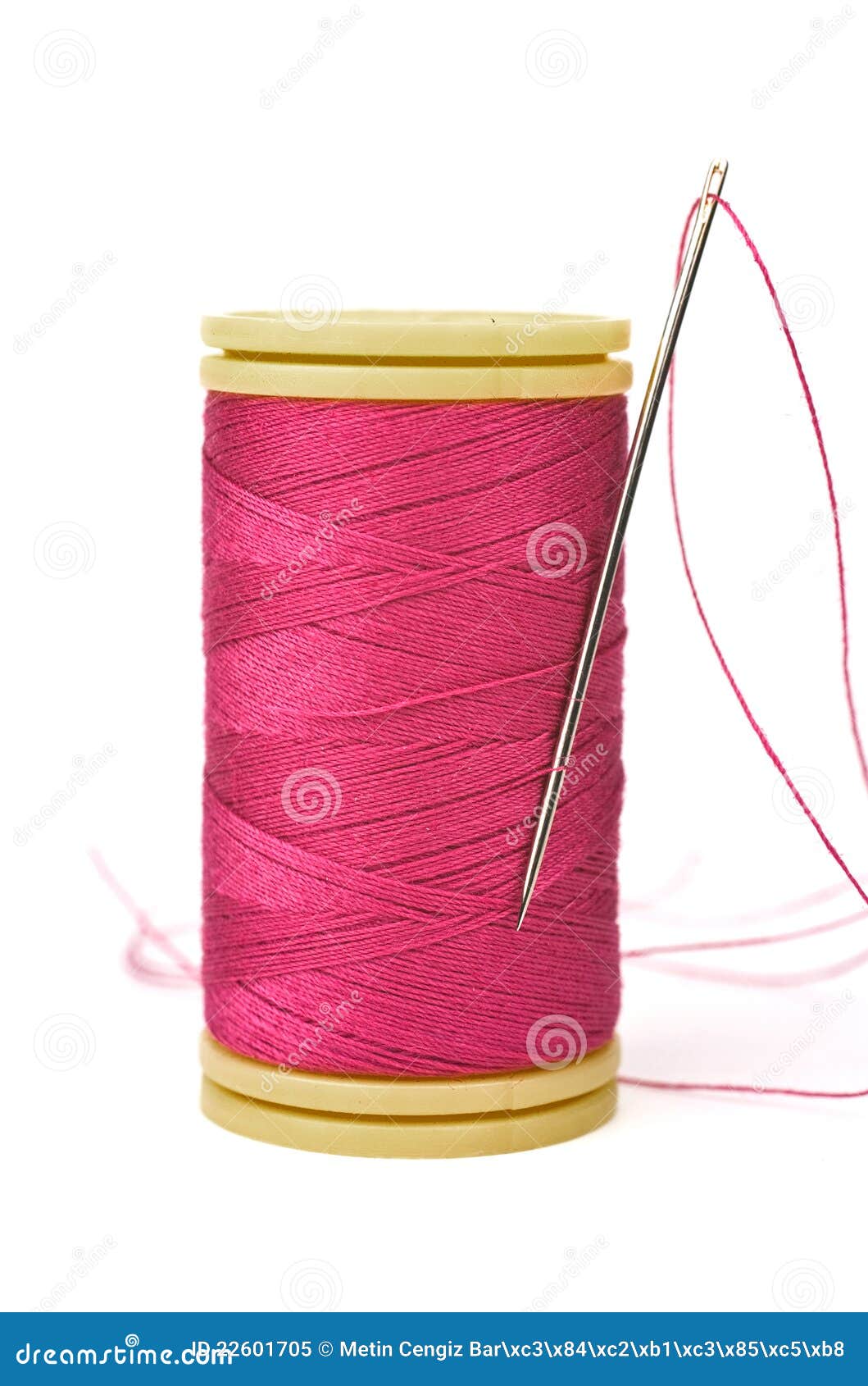 Thread and needle stock image. Image of isolated, needle 22601705