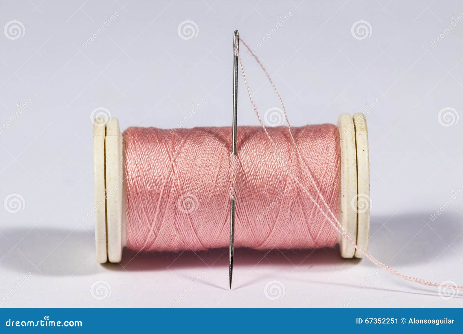 Threaded needle stock image. Image of seam, sewing, spool 67352251
