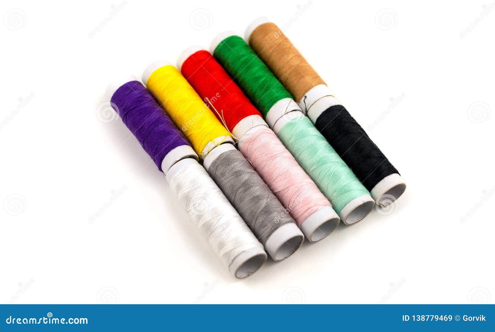 Threads for Sewing Different Colors Stock Image Image of palette, fashion 138779469