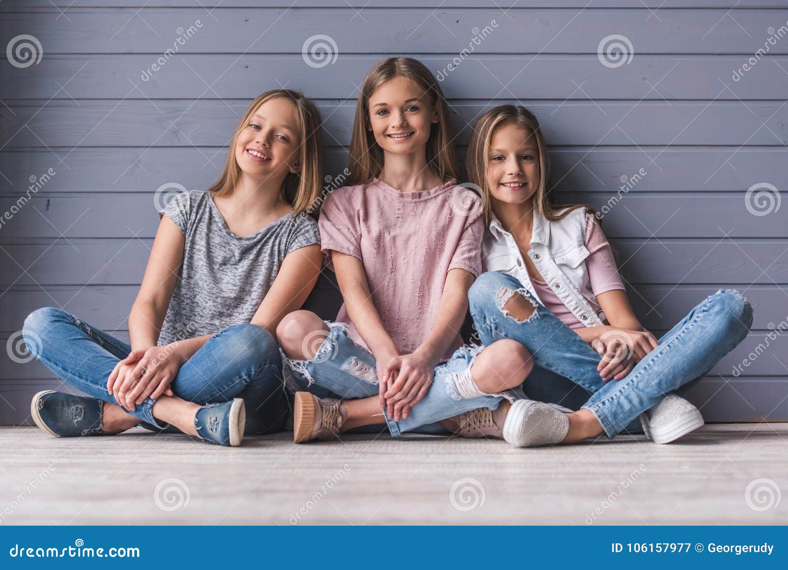 Three Teen Girls