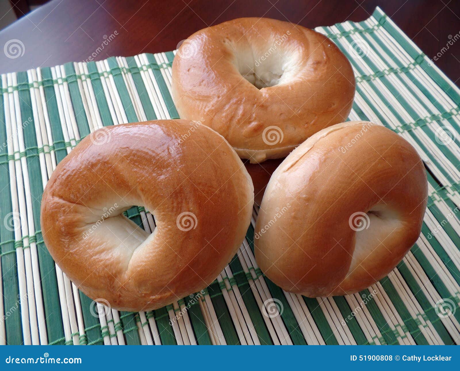 Three Bagels stock photo. Image of healthy, bakery, food 51900808