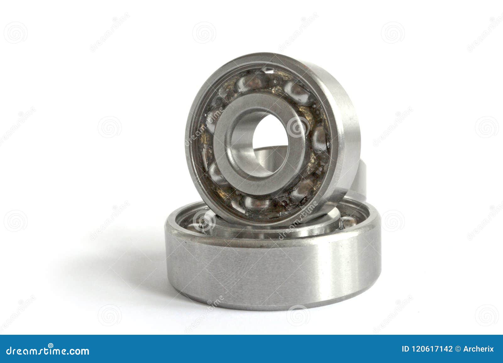Three bearings stock photo. Image of machine, ball, spin 120617142