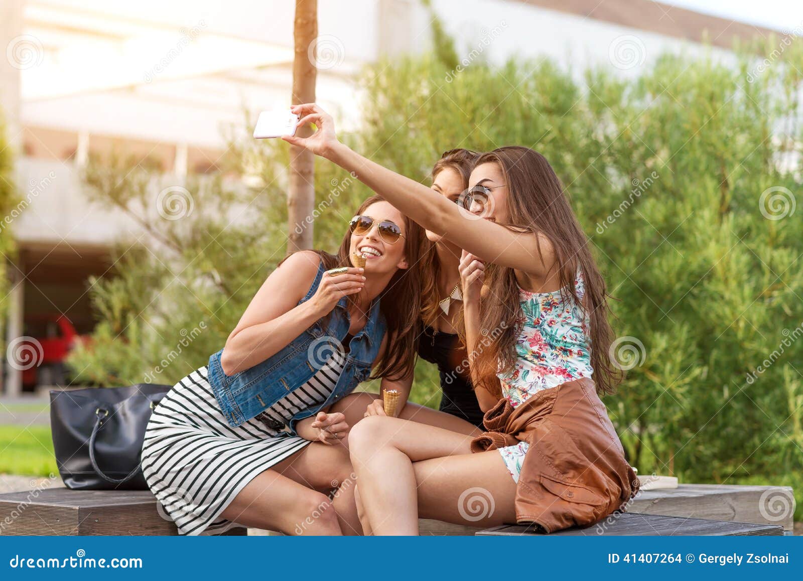 ice cream selfies