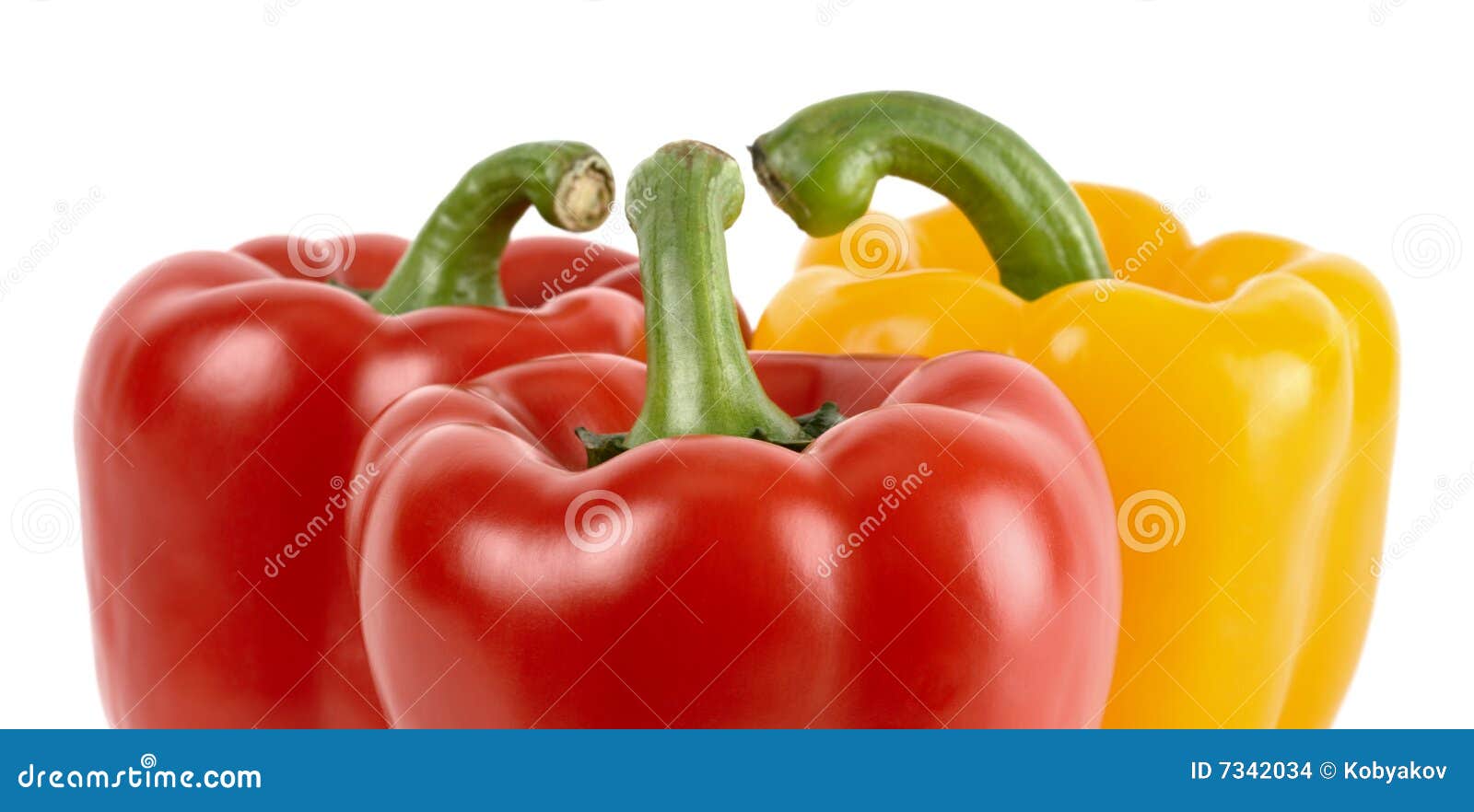 Three Bell Peppers Conversation Concept Stock Photo Image of snack