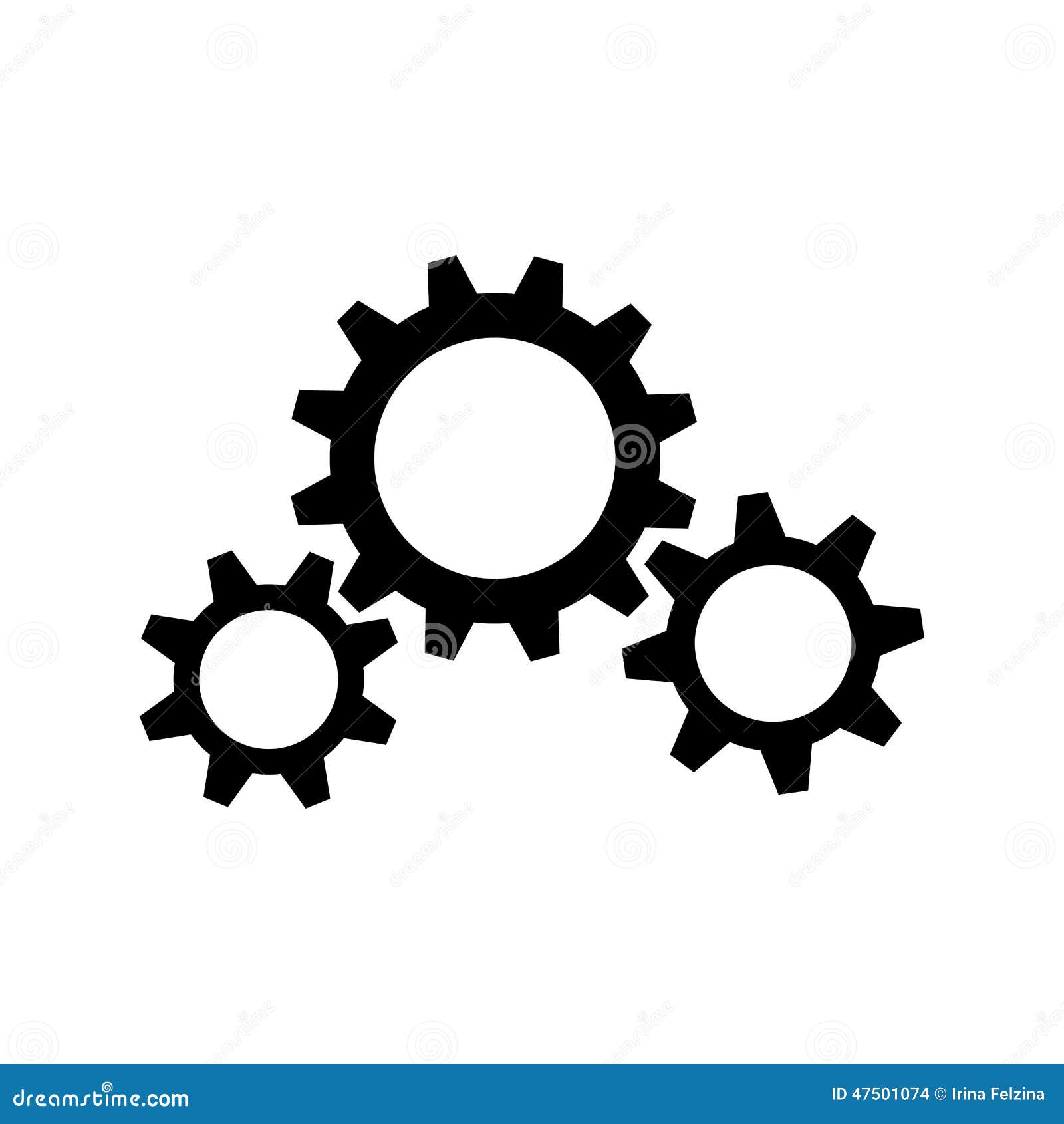 black gear clipart