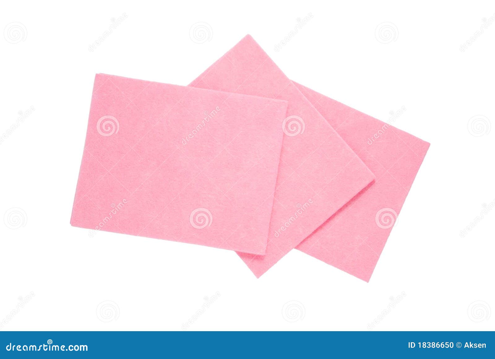 Three cleaning napkins stock photo. Image of microfiber 18386650
