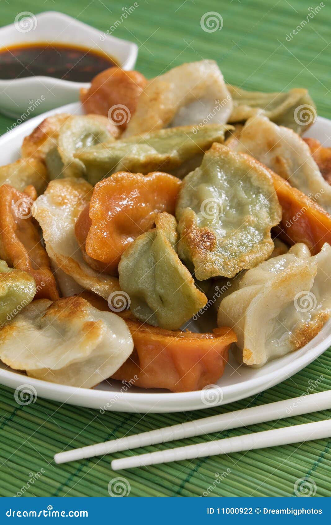 three color jiaozi