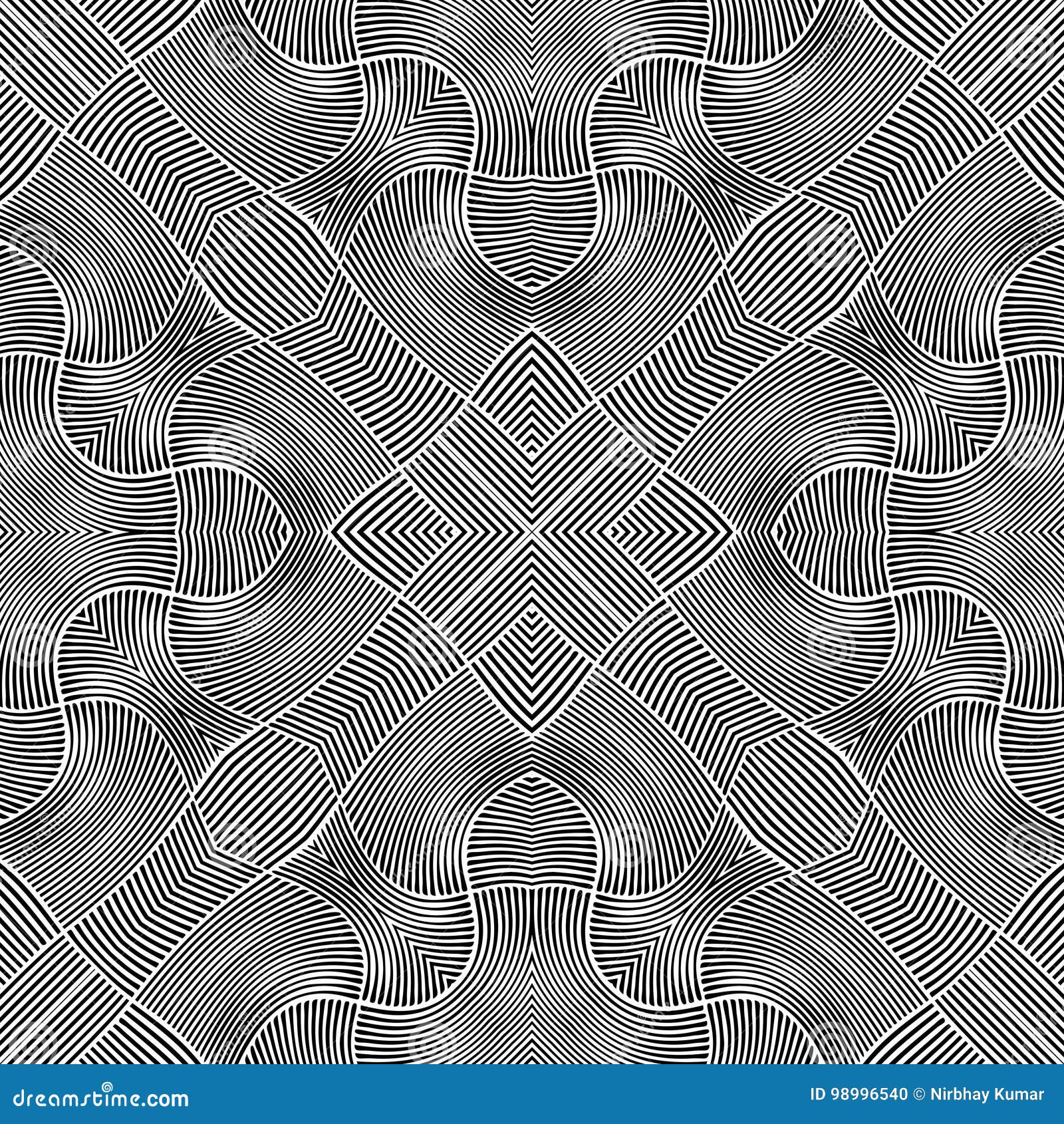THREE COLOR PATTERN PATTERN DESIGN Stock Vector Illustration of