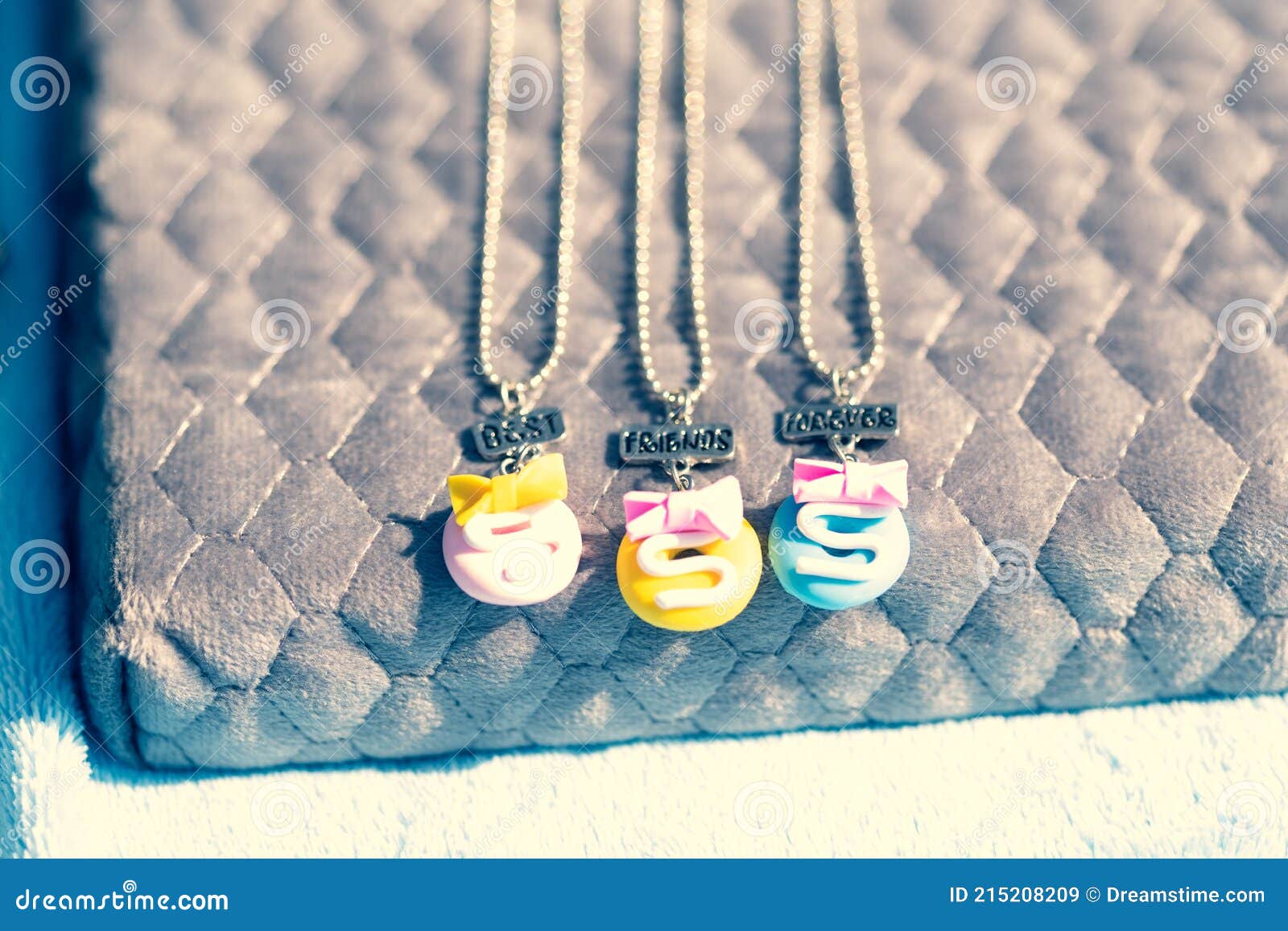 3pcs/set Best Friends Forever Cute ice-cream Pendant Necklace, 3 Colors  kawaii Polymer Clay Miniature Food Free Kids Jewelry | Wish