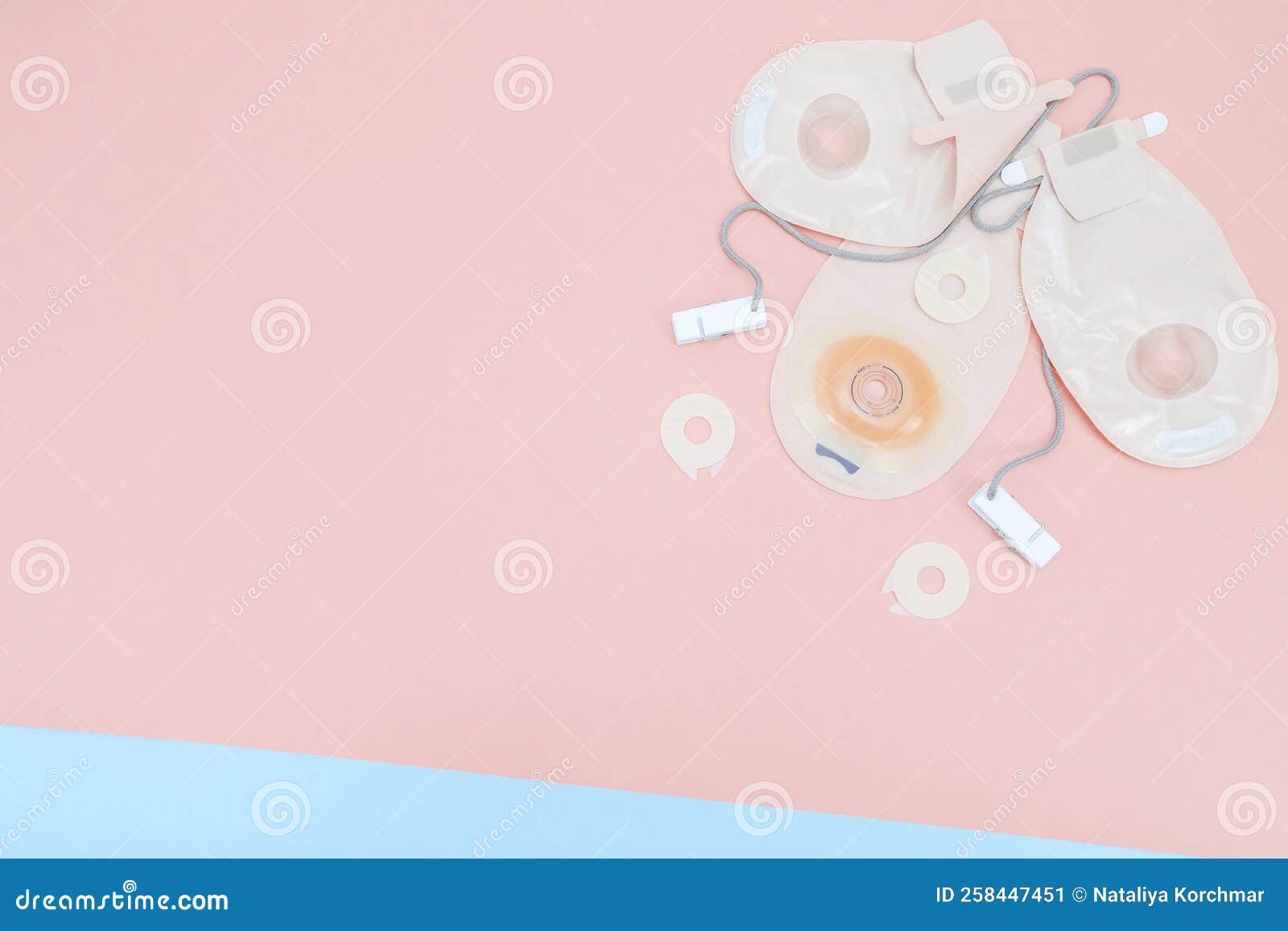 Colostomy bag in skin color attached to young woman patient. Close-up on  ostomy pouch after colon surgery. Medical theme. Colon cancer treatment  Stock Photo - Alamy