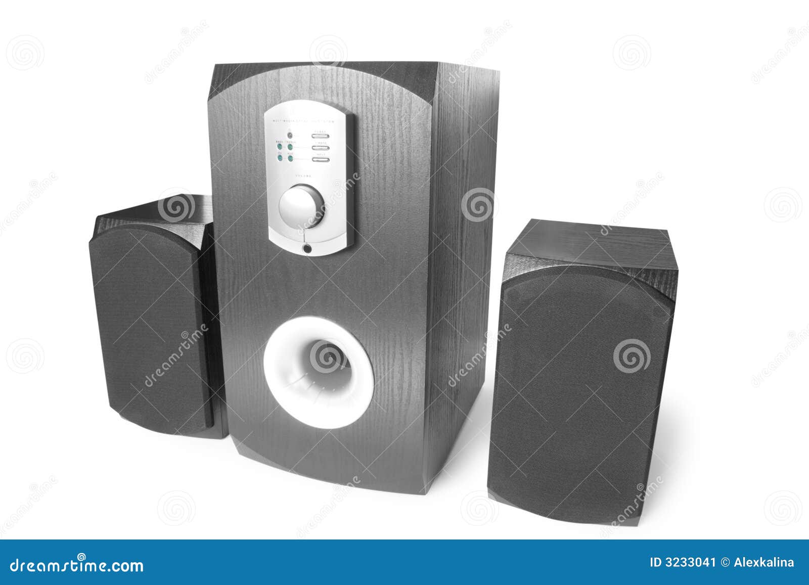 Threeway Speaker System, Coaxial Speaker, Car Audio Music, Subwoofer