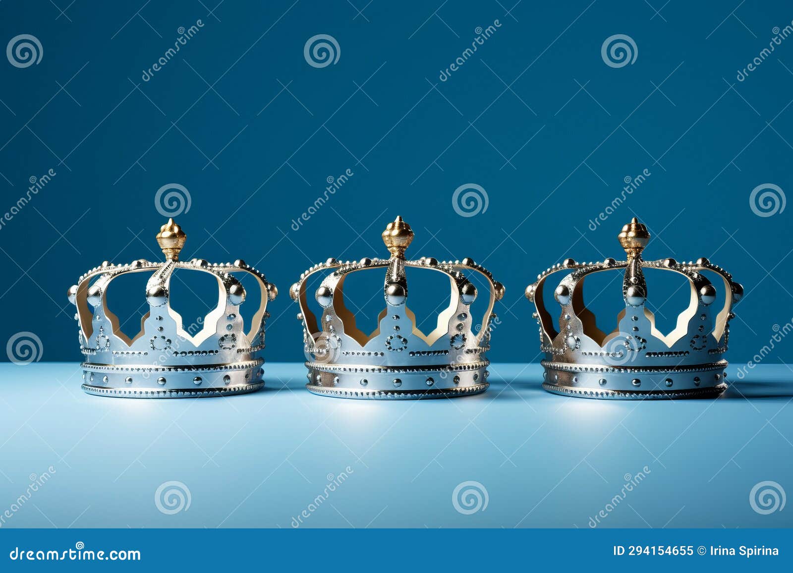 three crowns as a  of the celebration of the day of the three kings