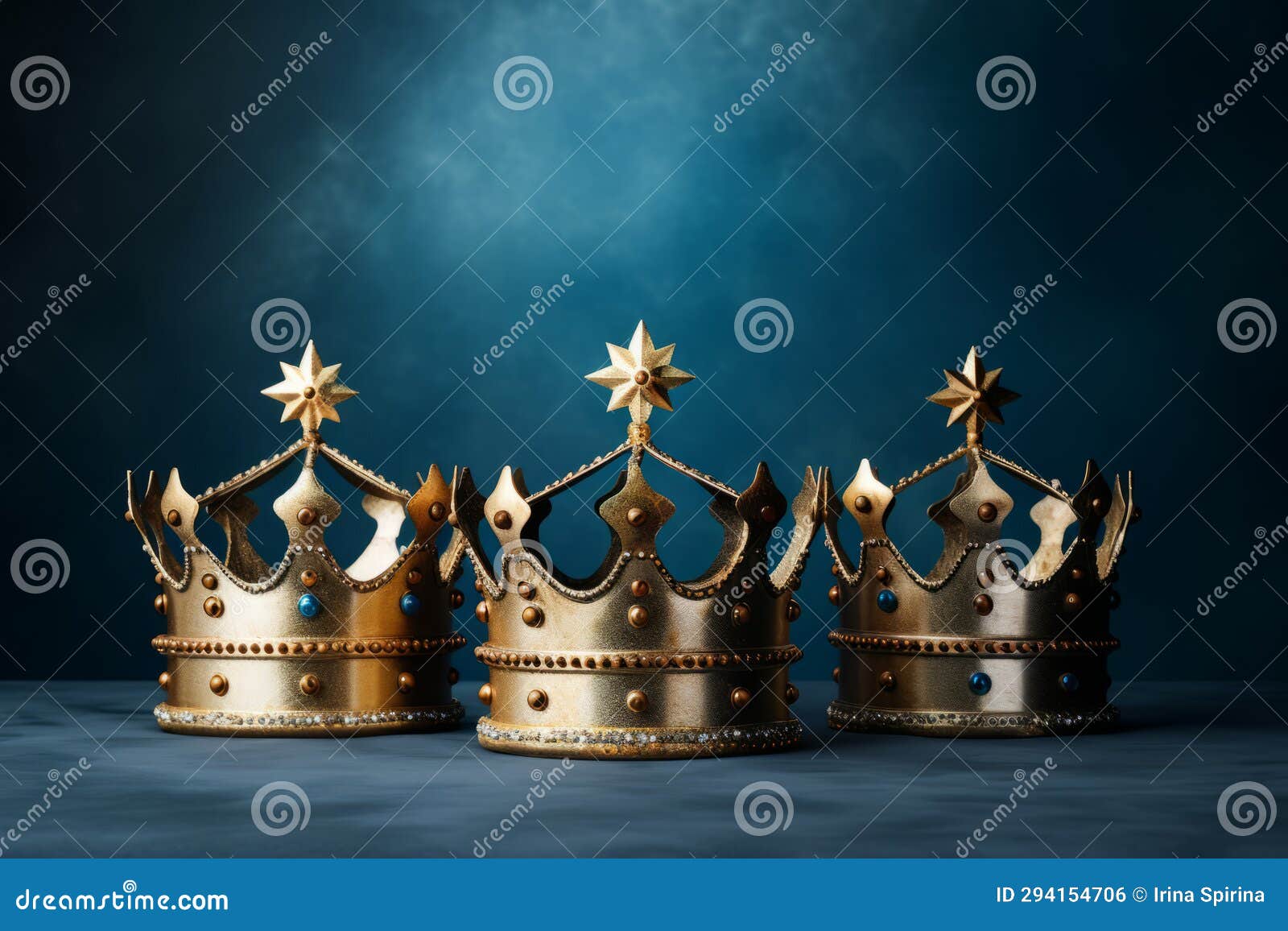 three crowns as a  of the celebration of the day of the three kings