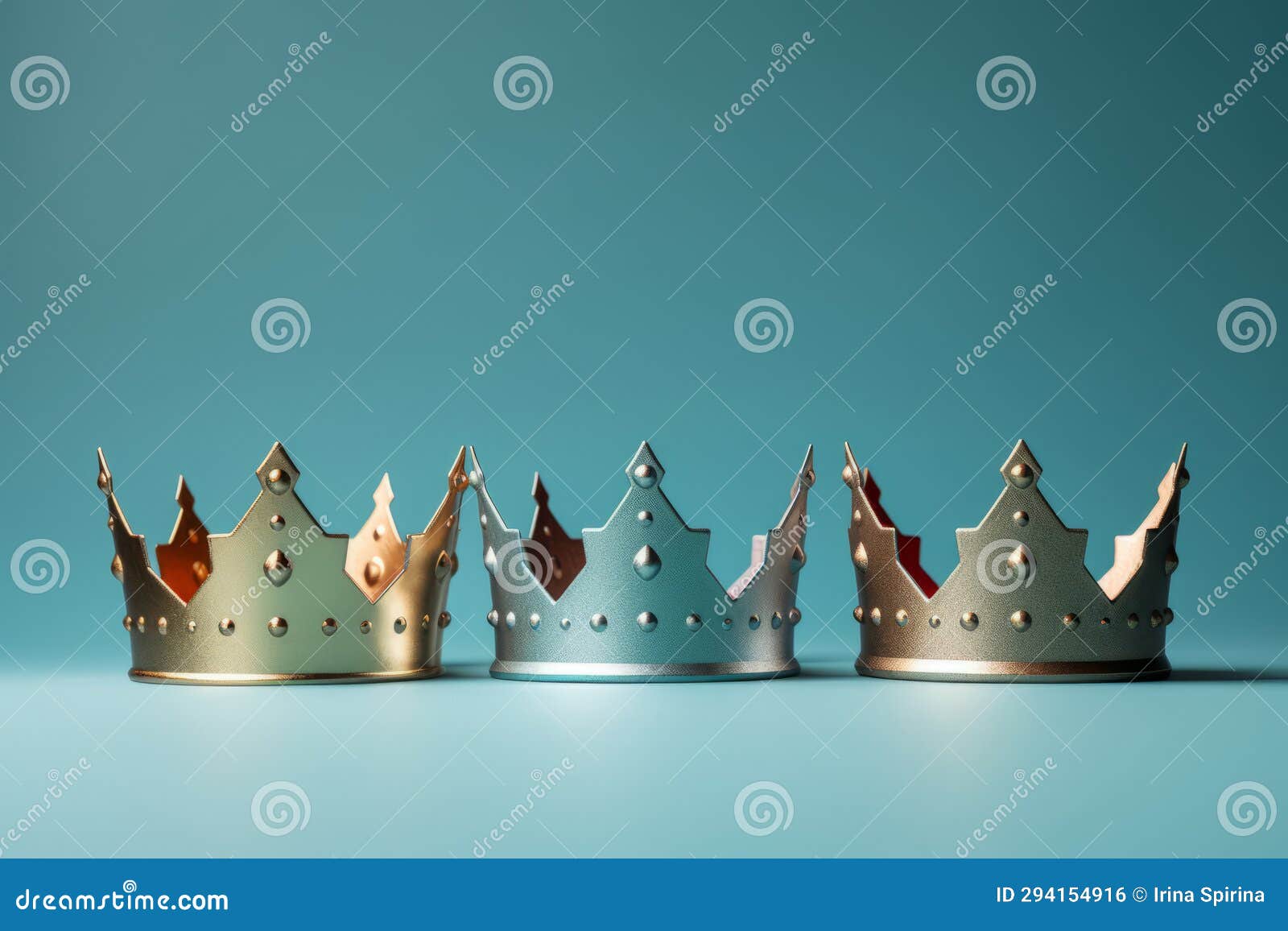 three crowns as a  of the celebration of the day of the three kings