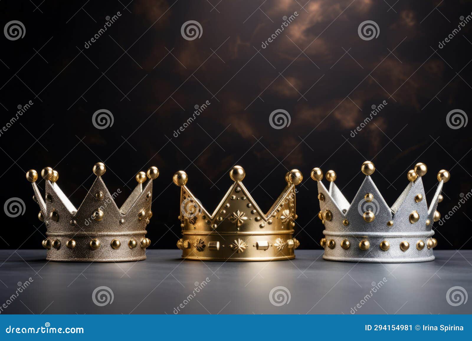 three crowns as a  of the celebration of the day of the three kings