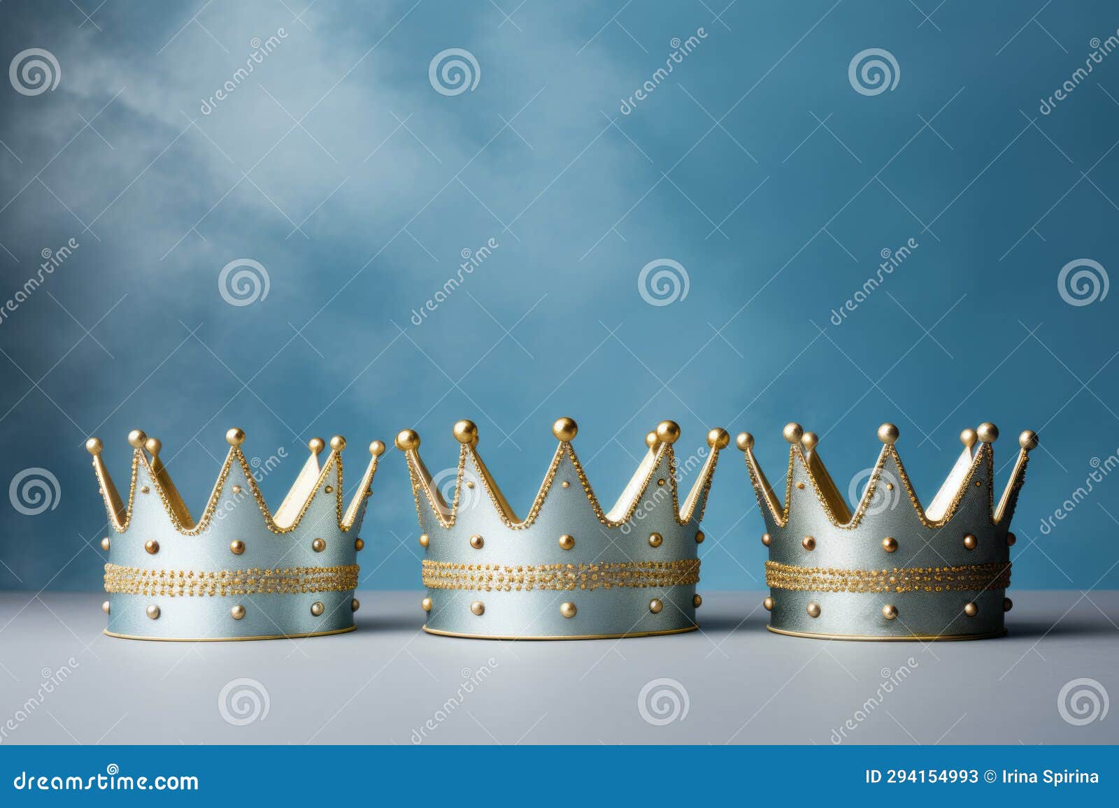 three crowns as a  of the celebration of the day of the three kings