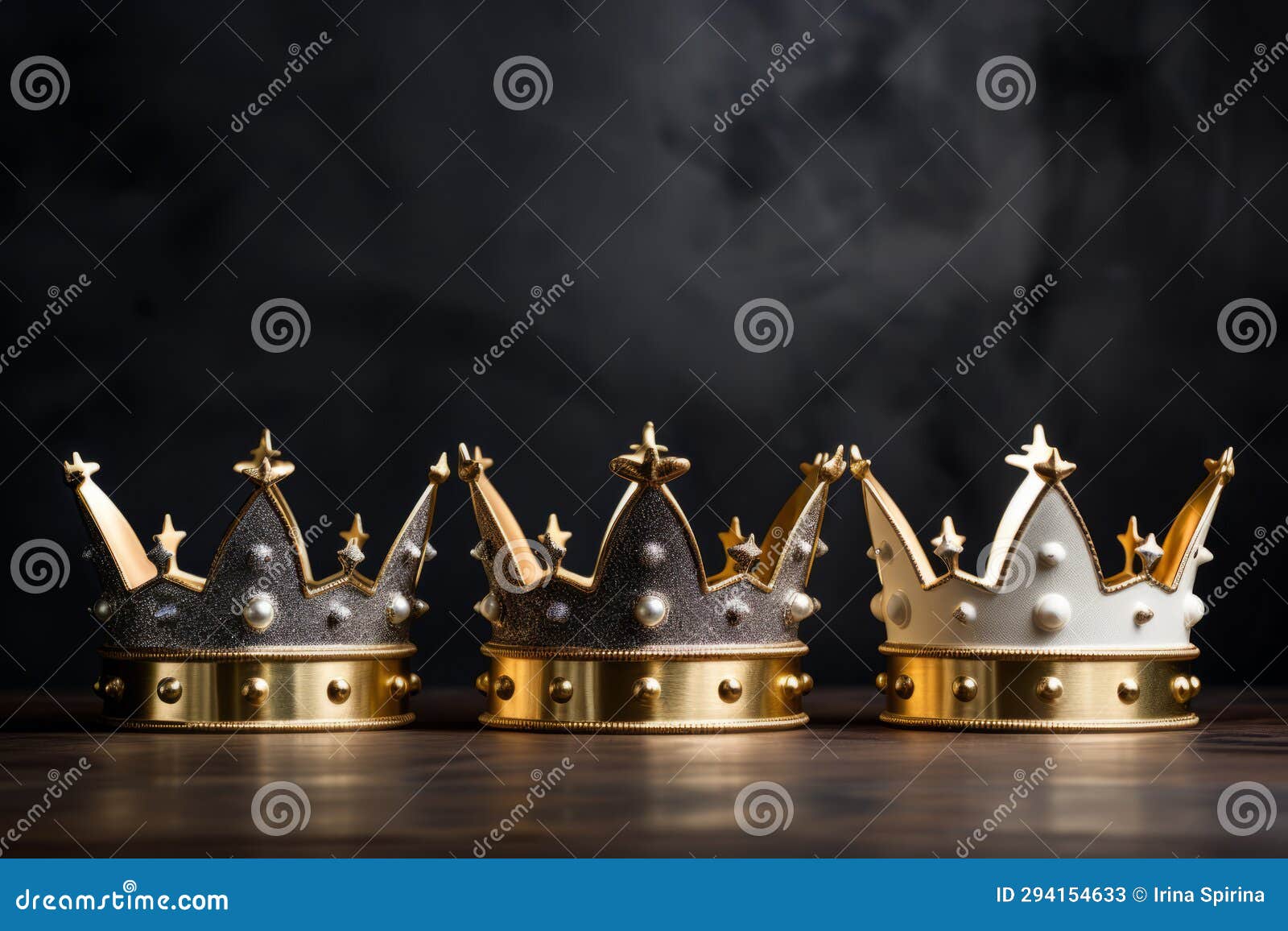 three crowns as a  of the celebration of the day of the three kings