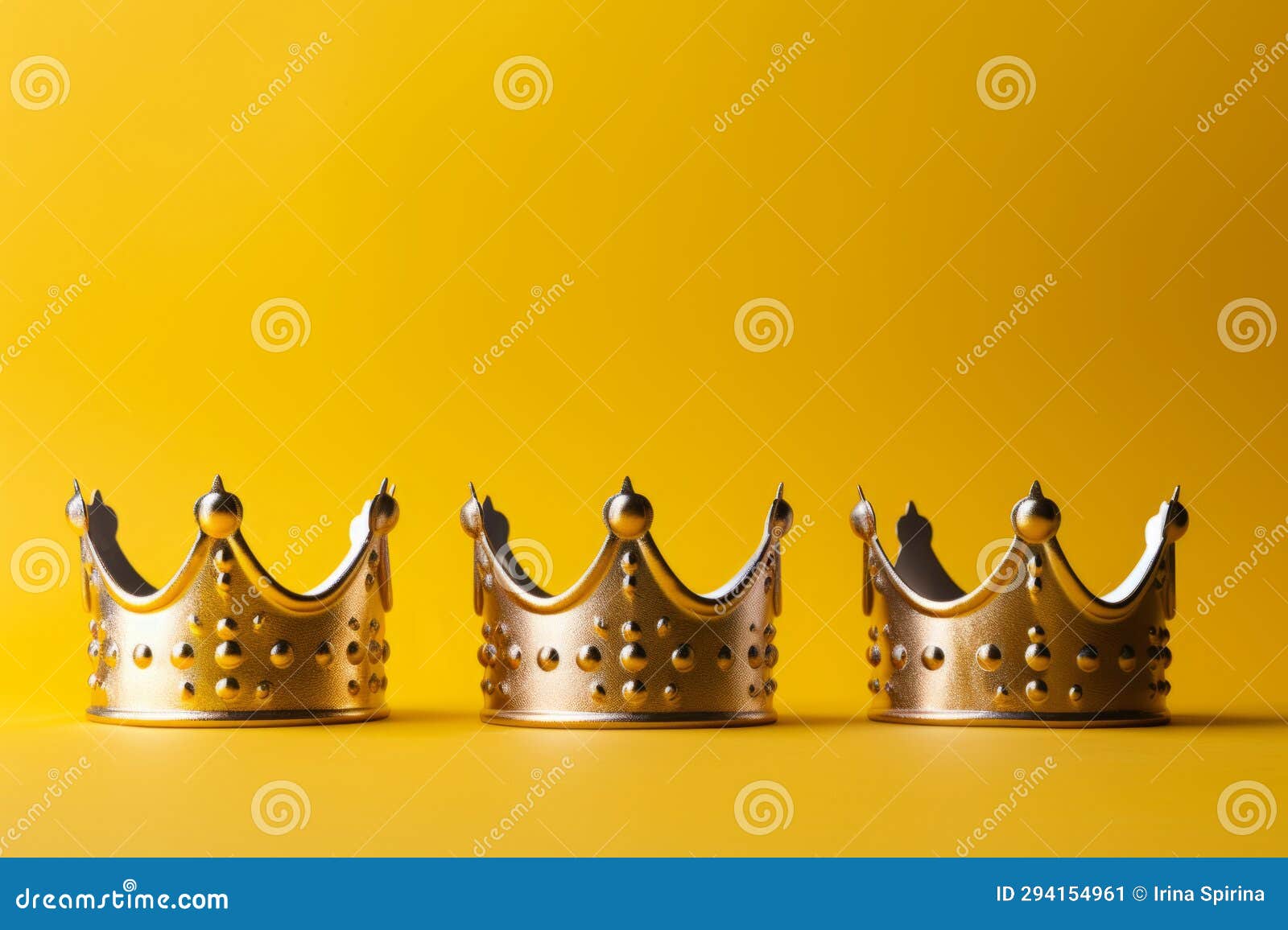 three crowns as a  of the celebration of the day of the three kings