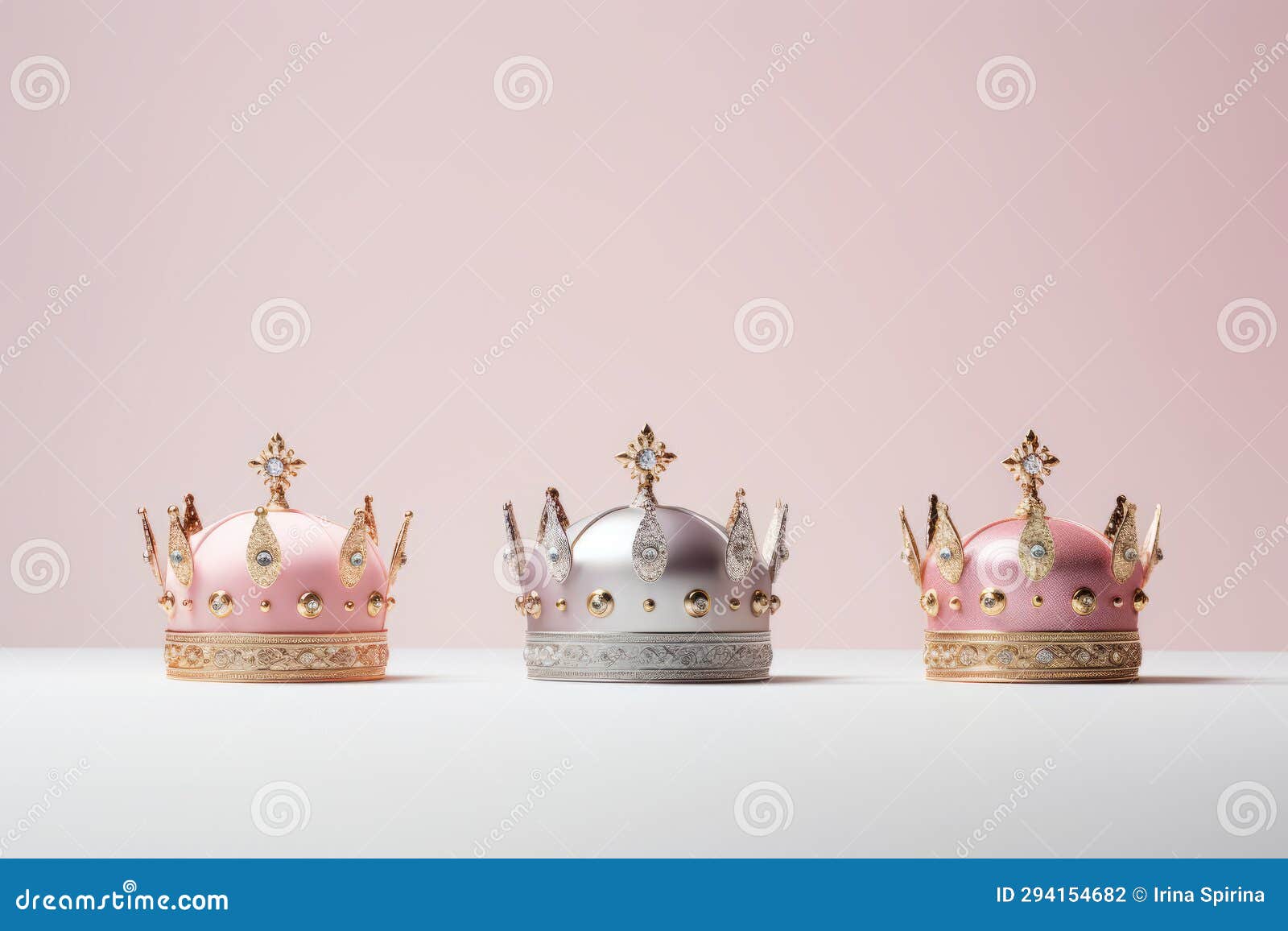 three crowns as a  of the celebration of the day of the three kings