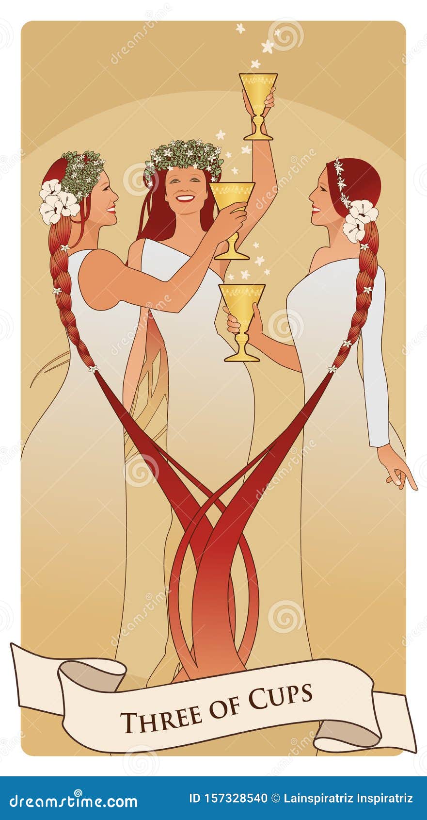 The Three of Cups Tarot Card Meanings