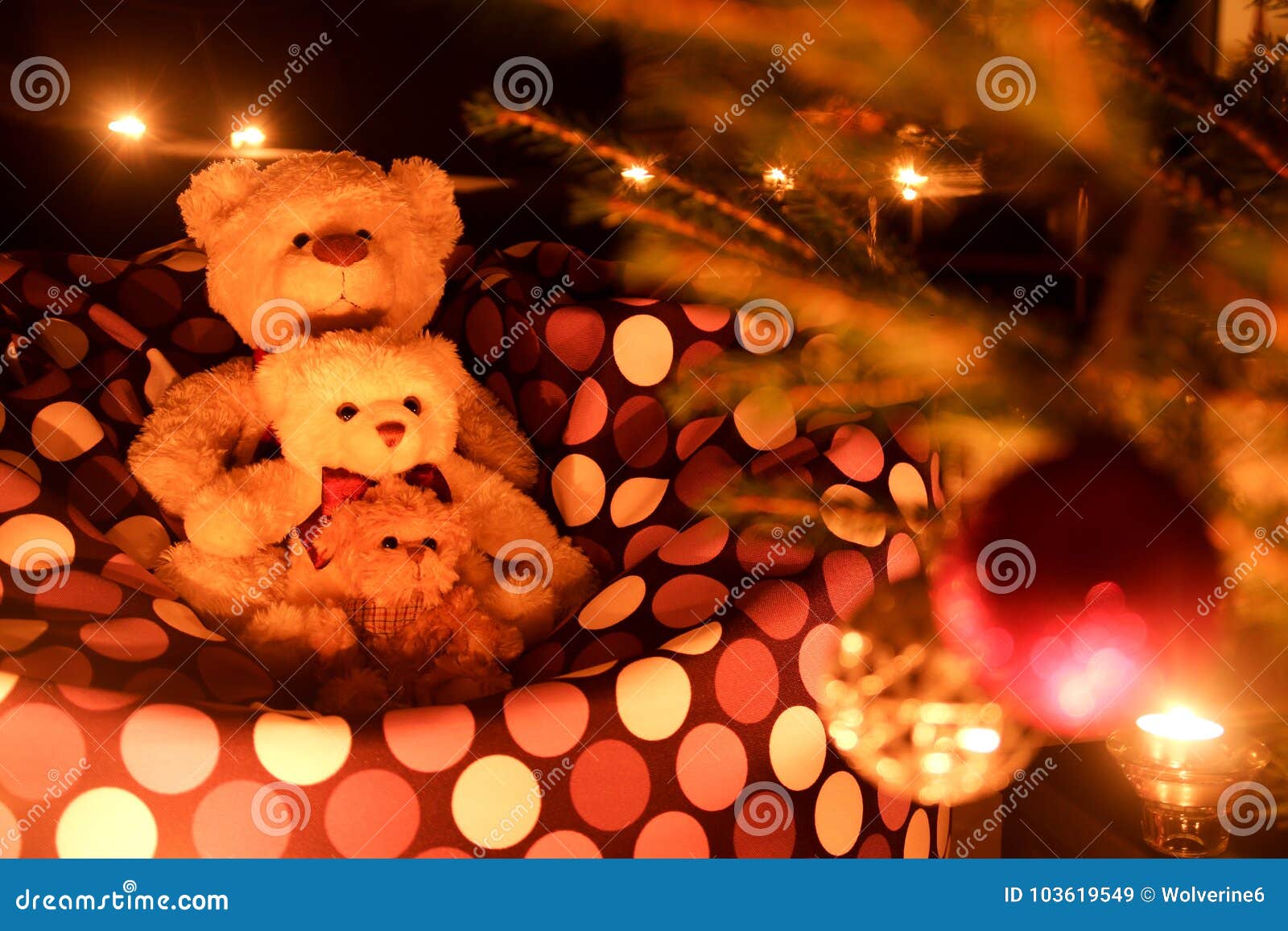 cute christmas teddy bears