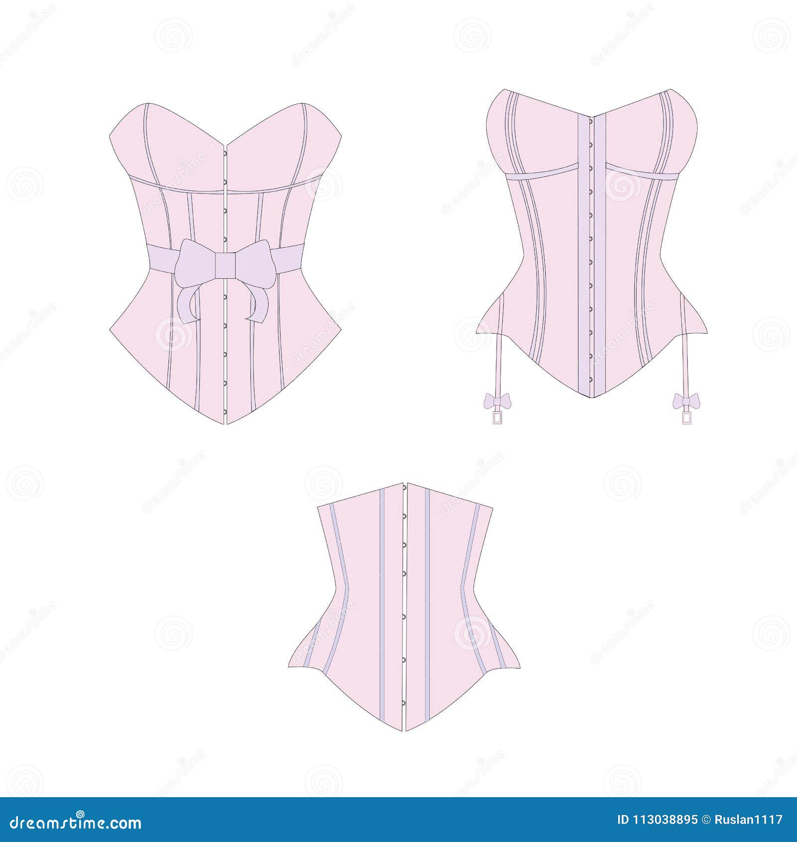 Pink Corsets