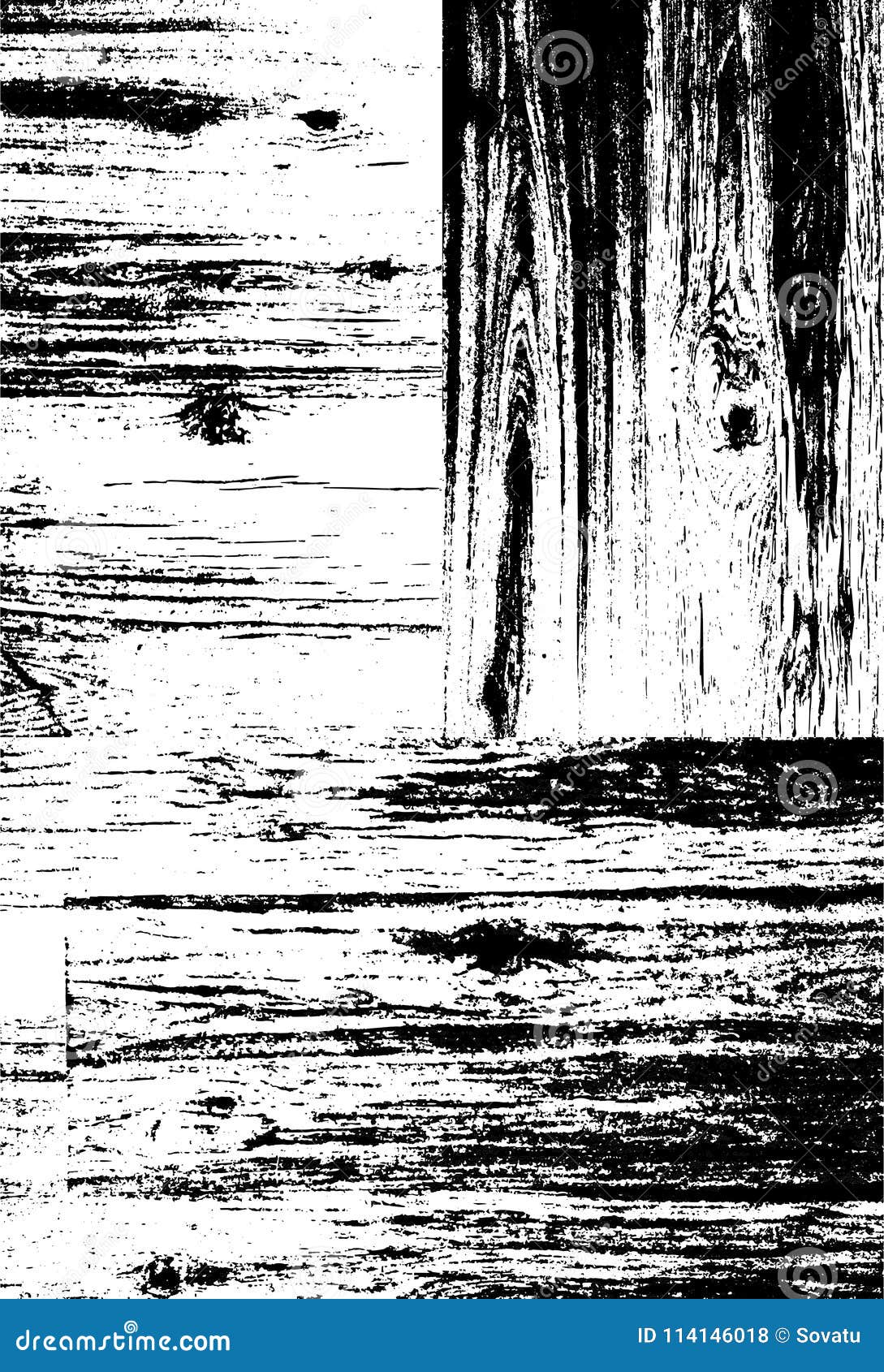 three different wooden planks distress overlay texture for your . eps10
