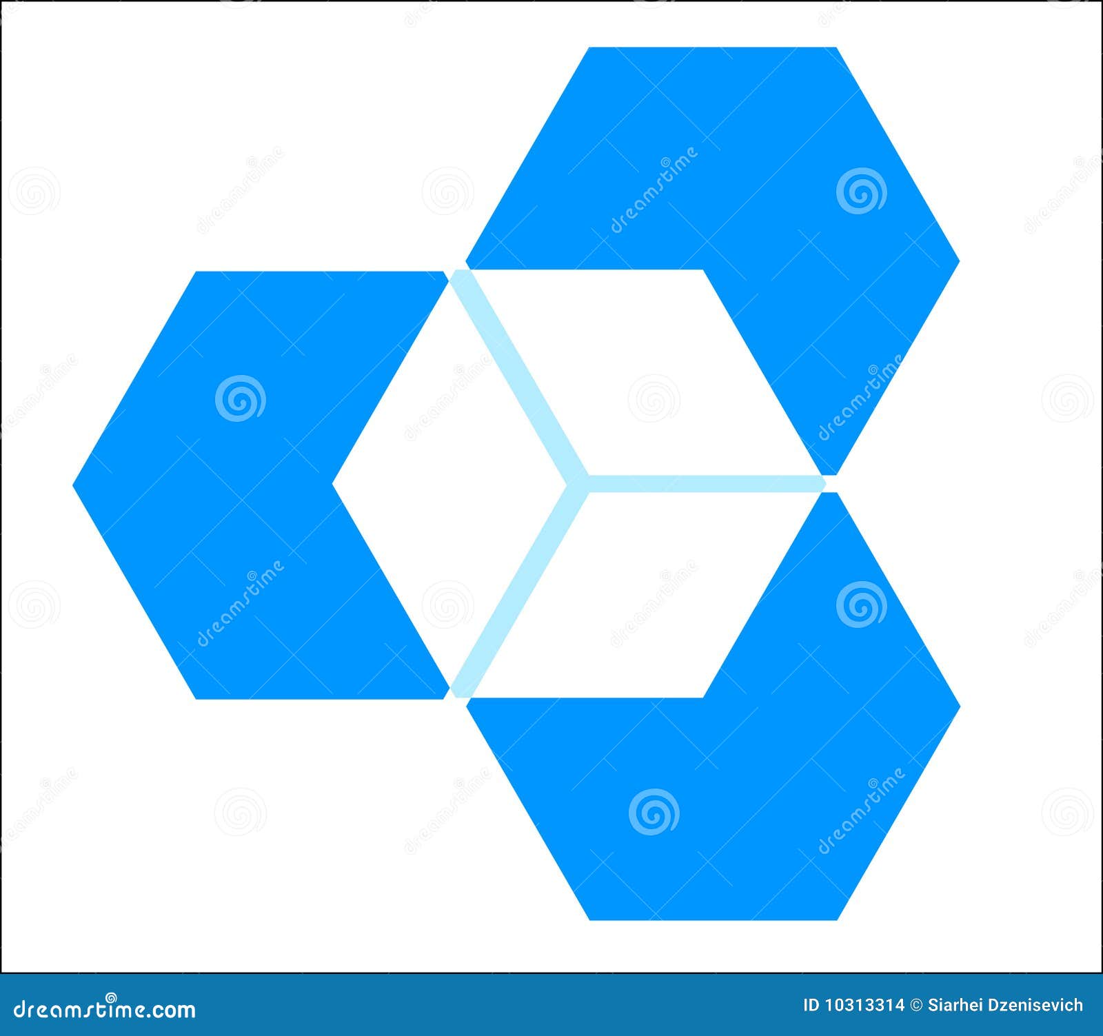 three dimensional cube