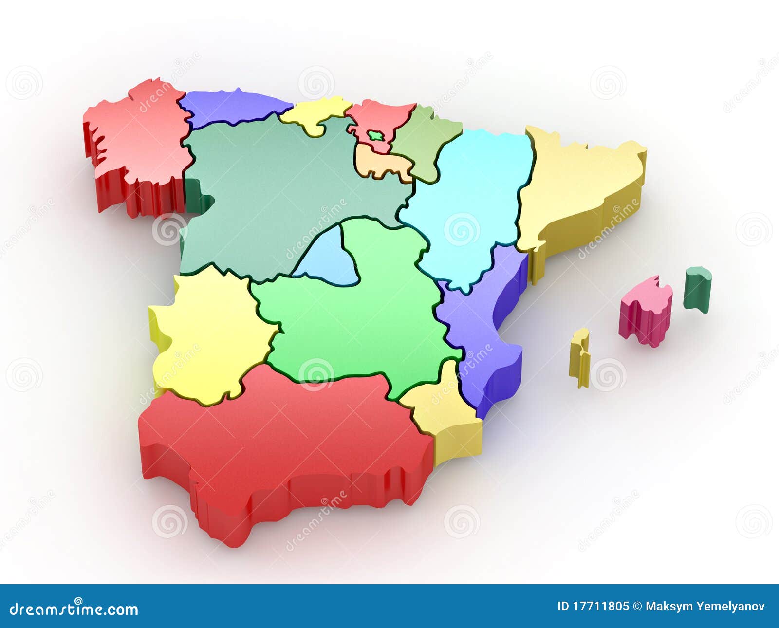 Threedimensional Map Of Spain. 3d Royalty Free Stock Photo Image: 17711805 Threedimensional Map Of Spain. 3d Royalty Free Stock Photo Image: 17711805
