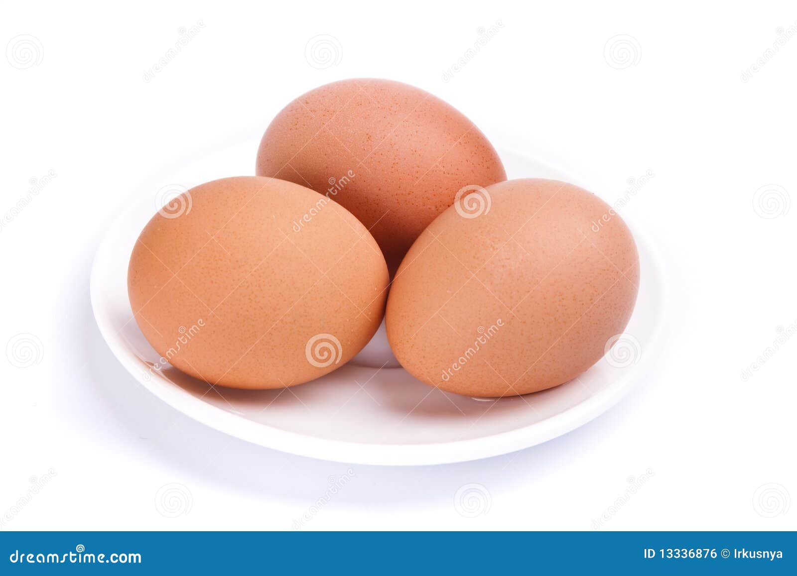 Three eggs stock photo. Image of protein, background 13336876