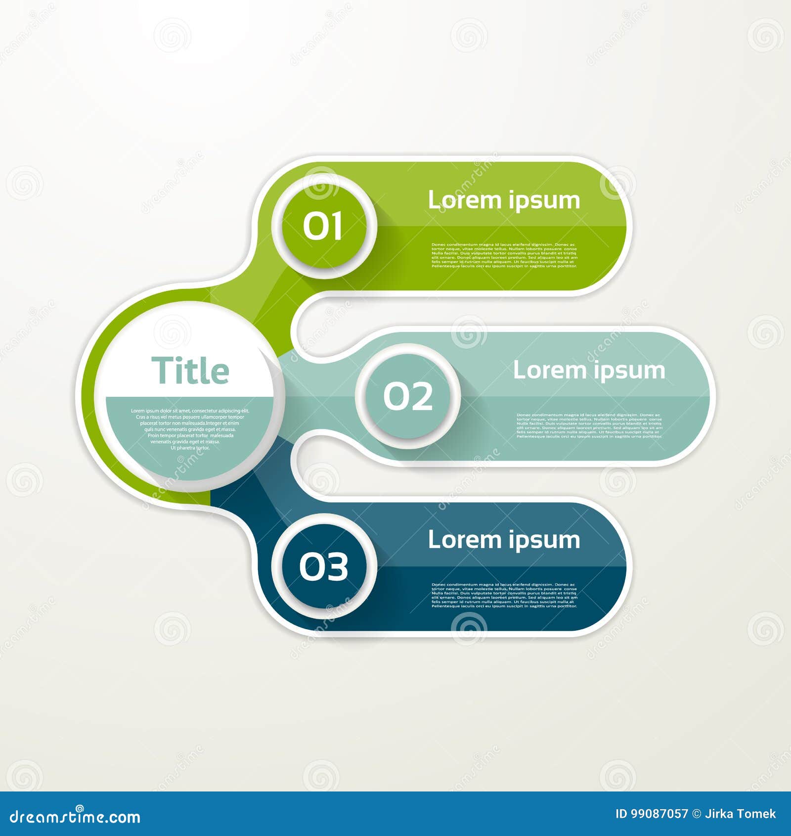 Three Infographic Design With Icons. 3 Options Or 3 Steps. Process
