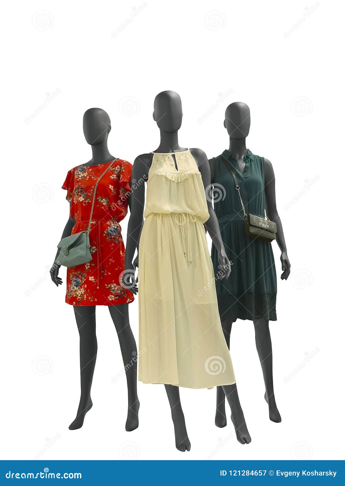 Three female mannequins. stock image. Image of female - 121284657