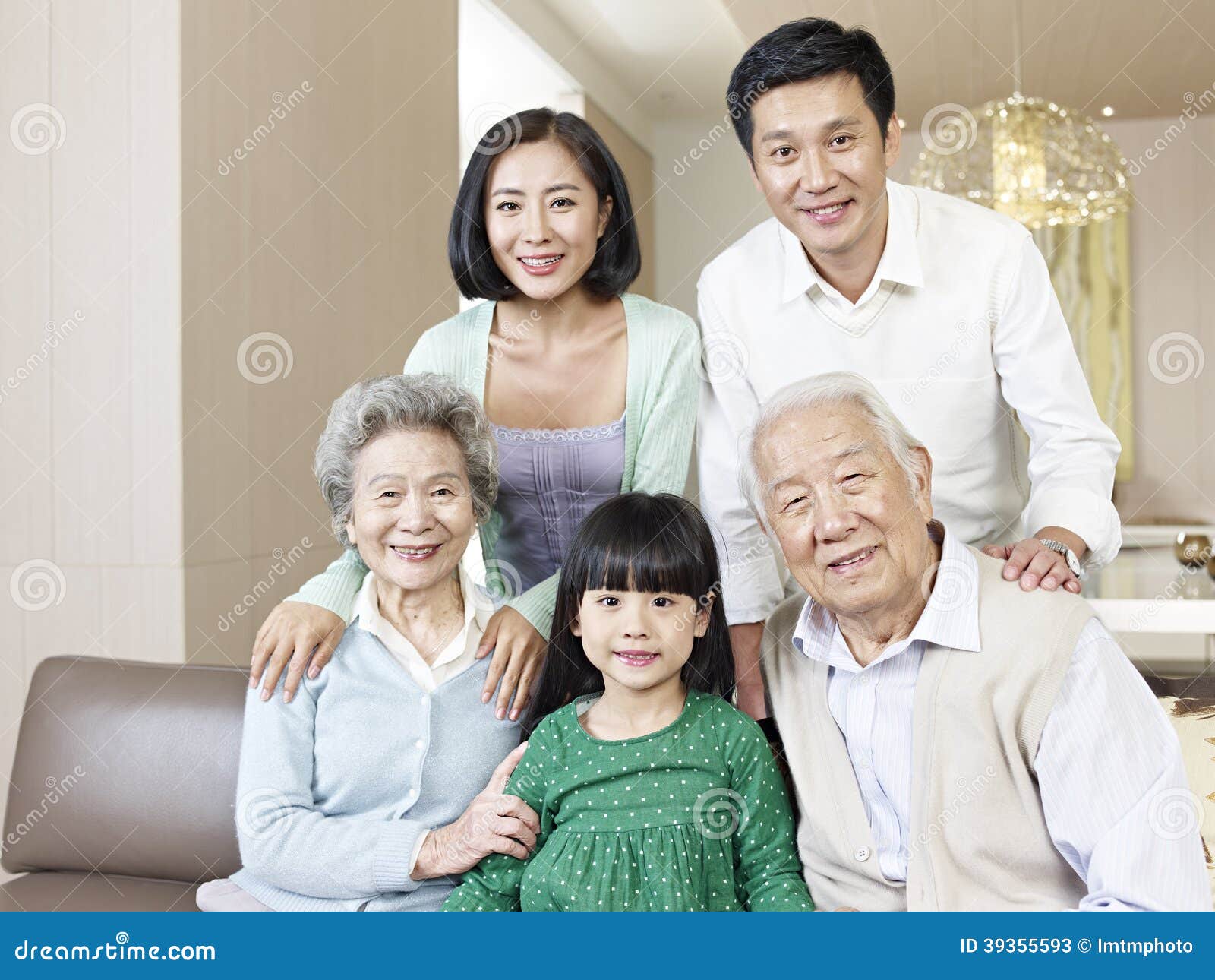 three-generation family