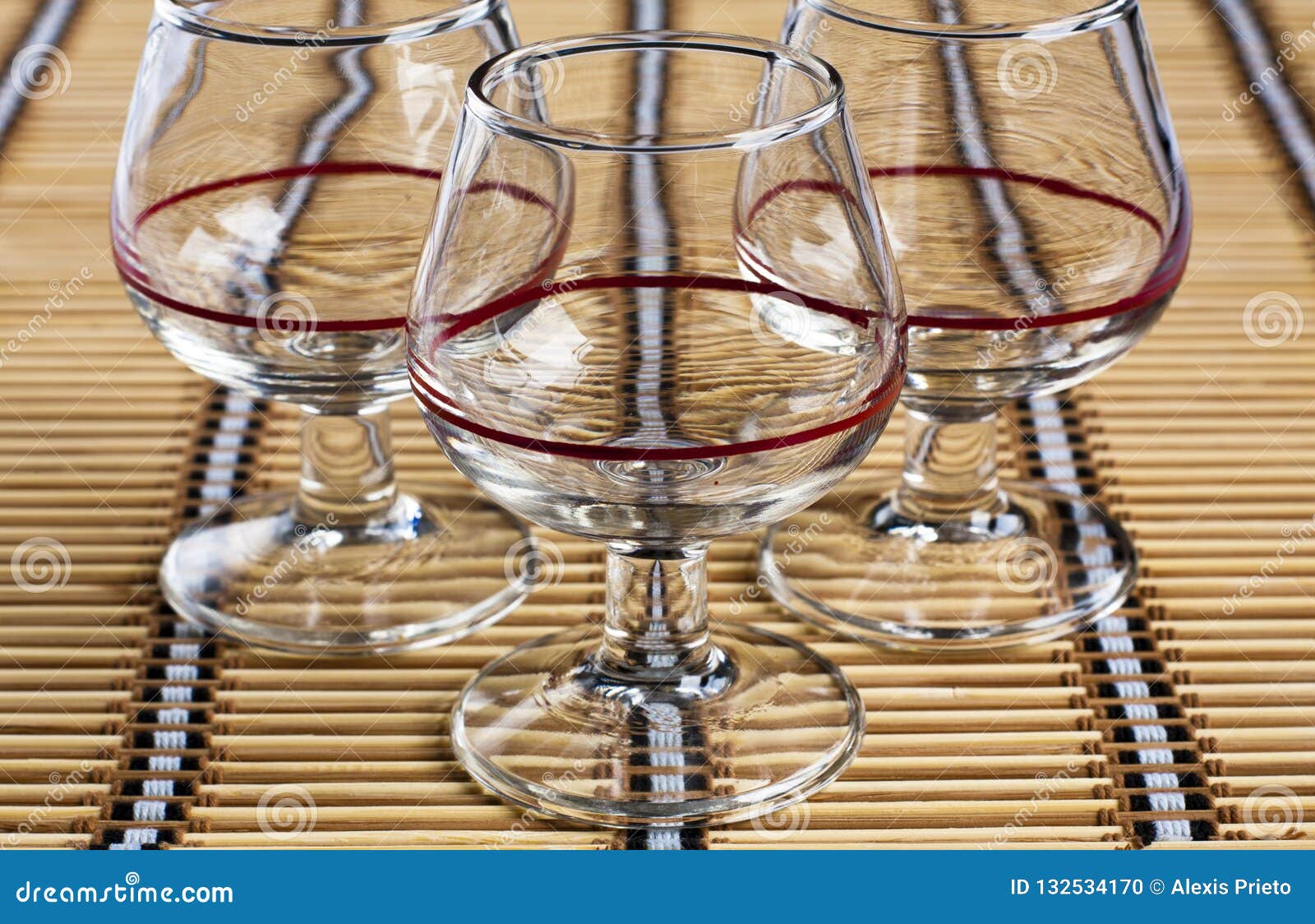 Three glasses stock photo. Image of isolated, orange - 132534170