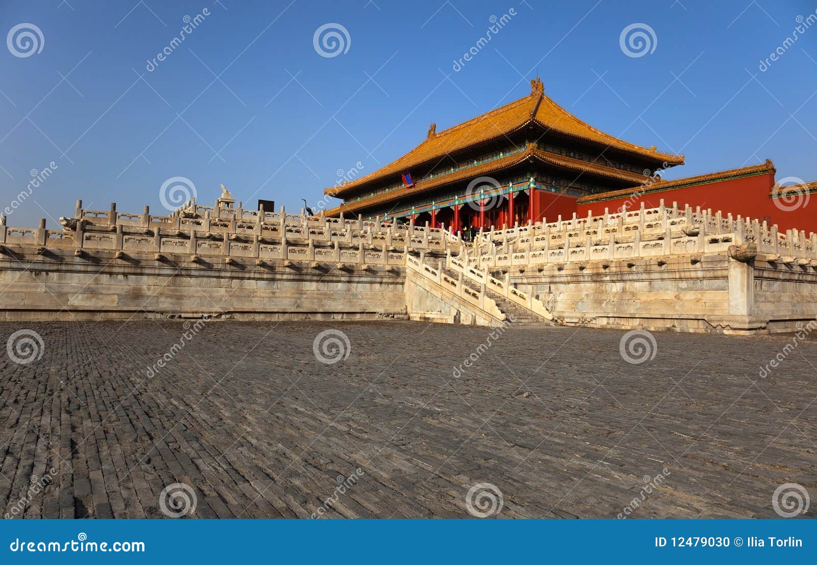 three great halls palace. forbidden city. china