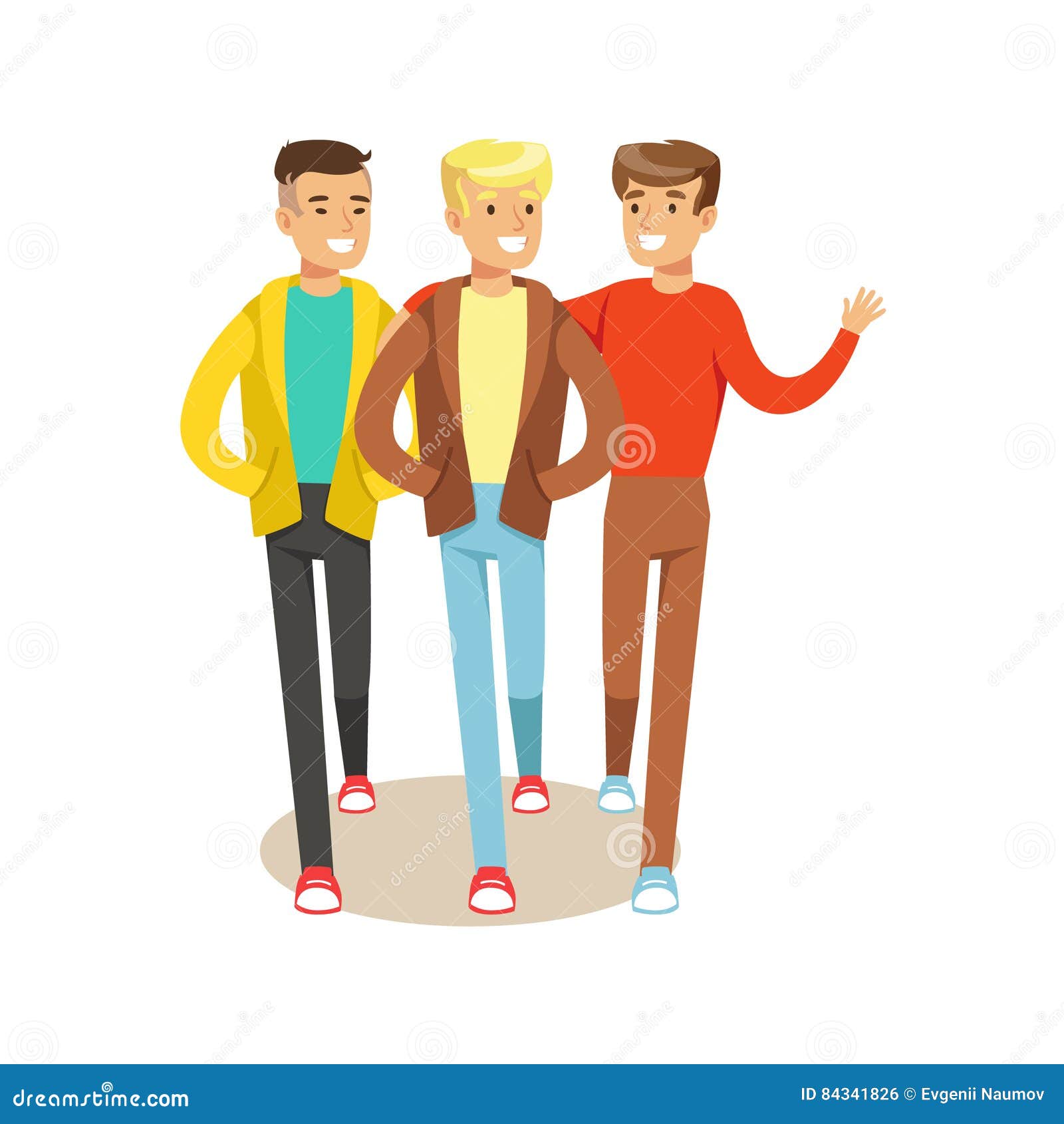 Three Happy Best Friends Going Out , Part of Friendship Illustration Series Stock Vector - Illustration of walking, meeting: 84341826 Three Happy Best Friends Going Out , Part of Friendship Illustration Series Stock Vector - Illustration of walking, meeting: 84341826