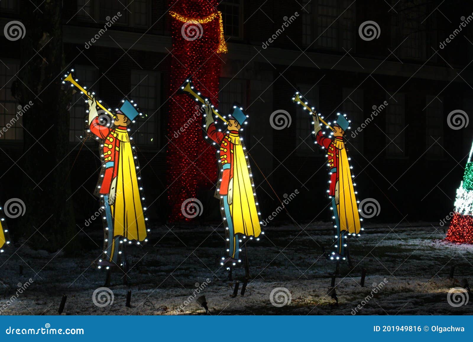 Three Horns Holiday Decore stock photo. Image of luxury 201949816