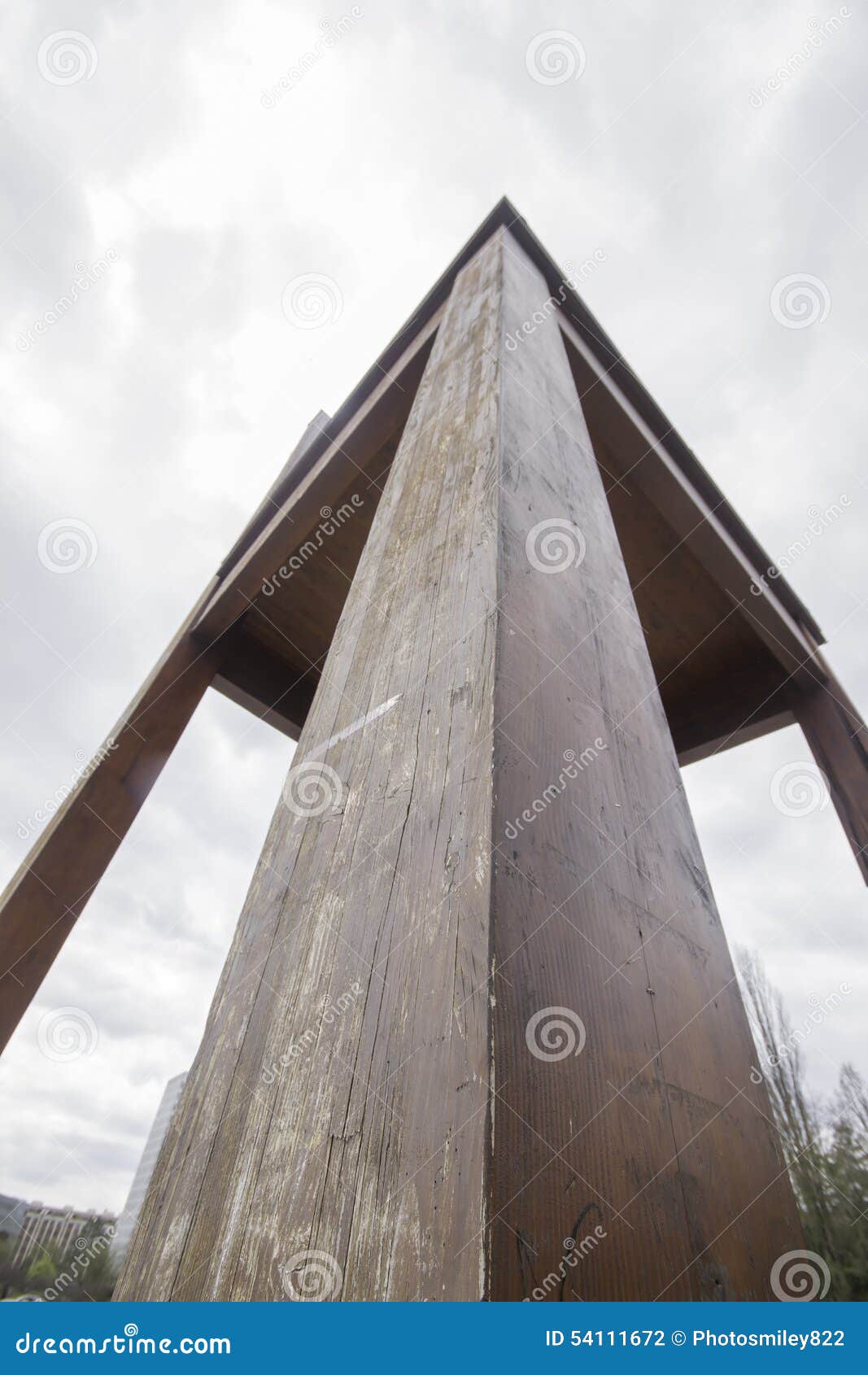 Threelegged chair stock photo. Image of architecture 54111672