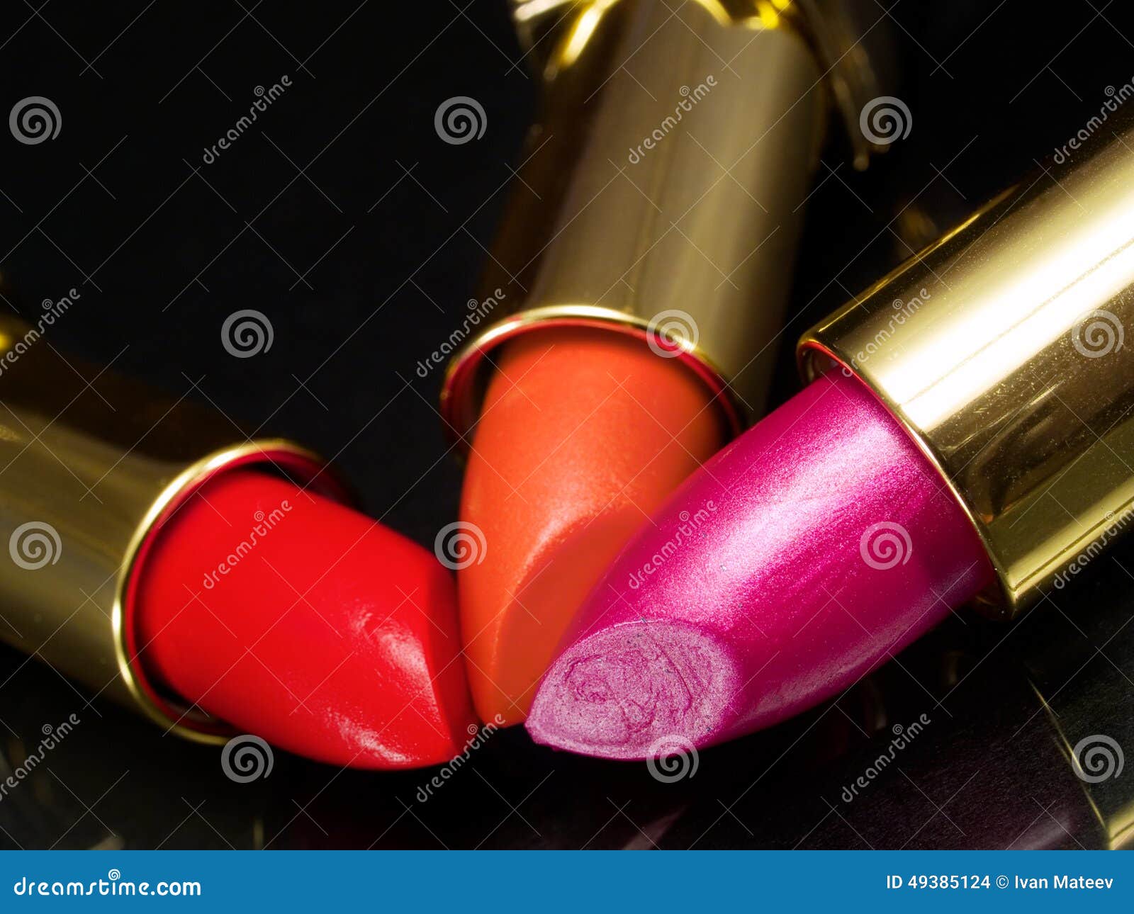 three lipsticks