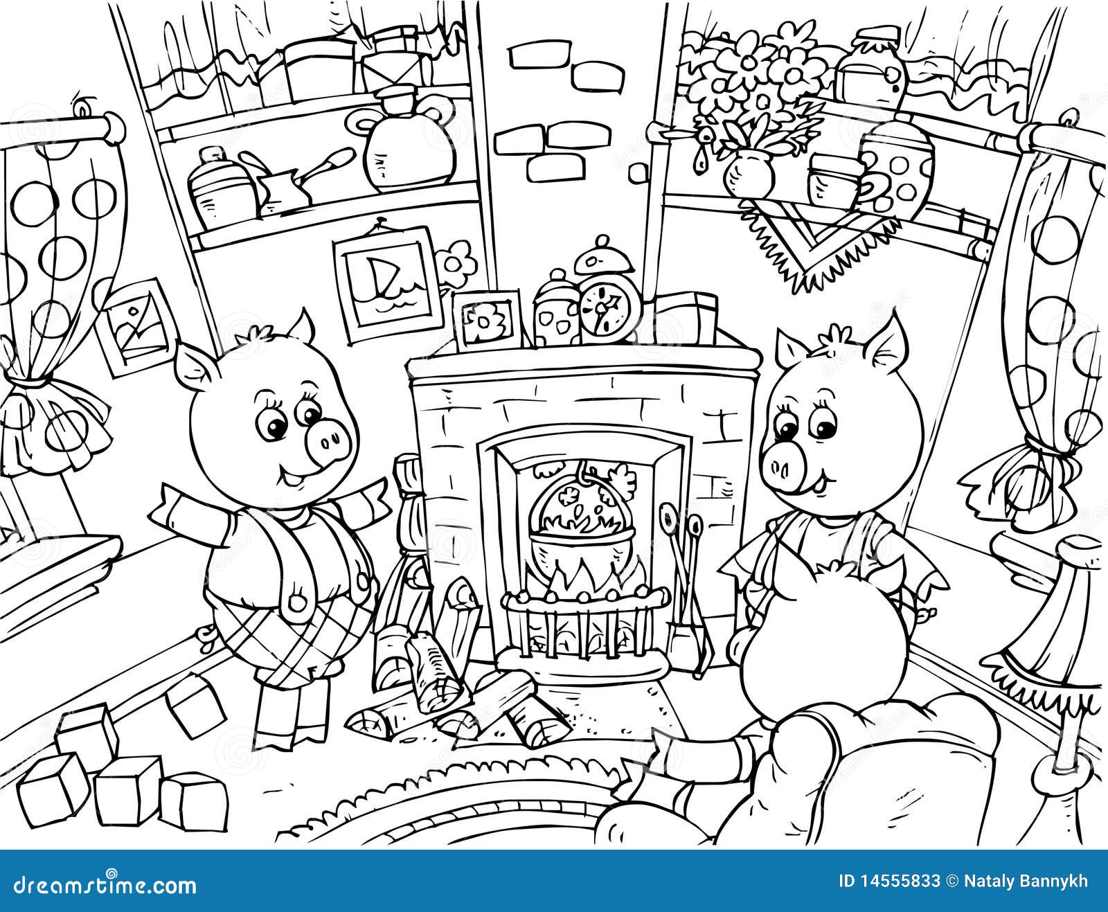 Coloring Pages For 3 Little Pigs
