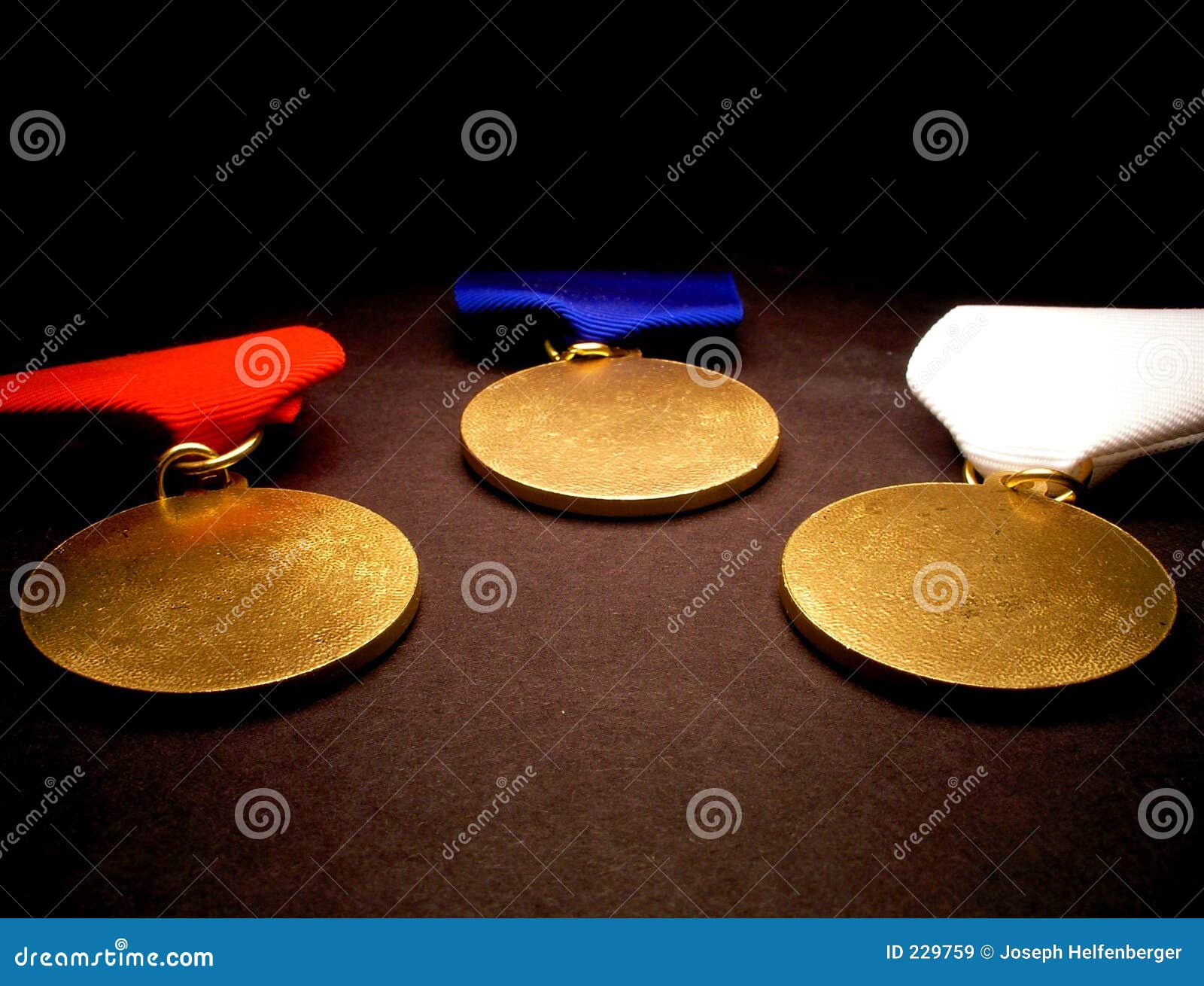 three medals