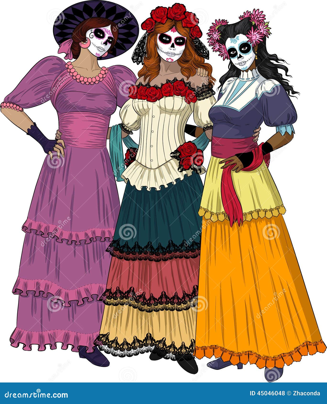 three mexican graces